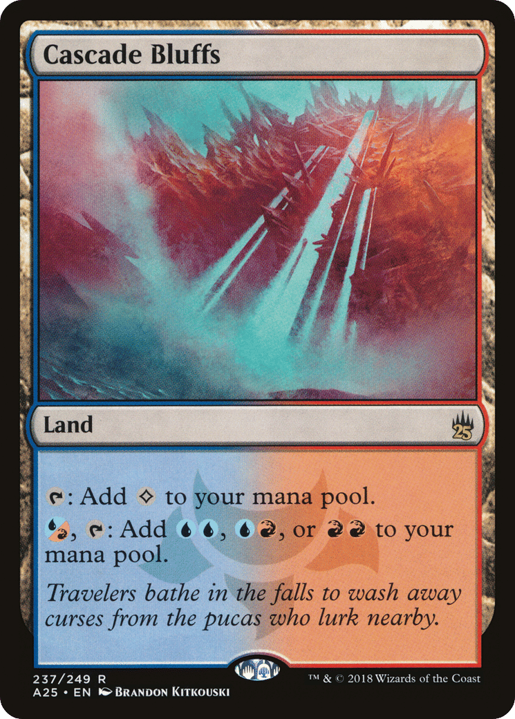 Cascade Bluffs — Masters 25 — Magic: The Gathering