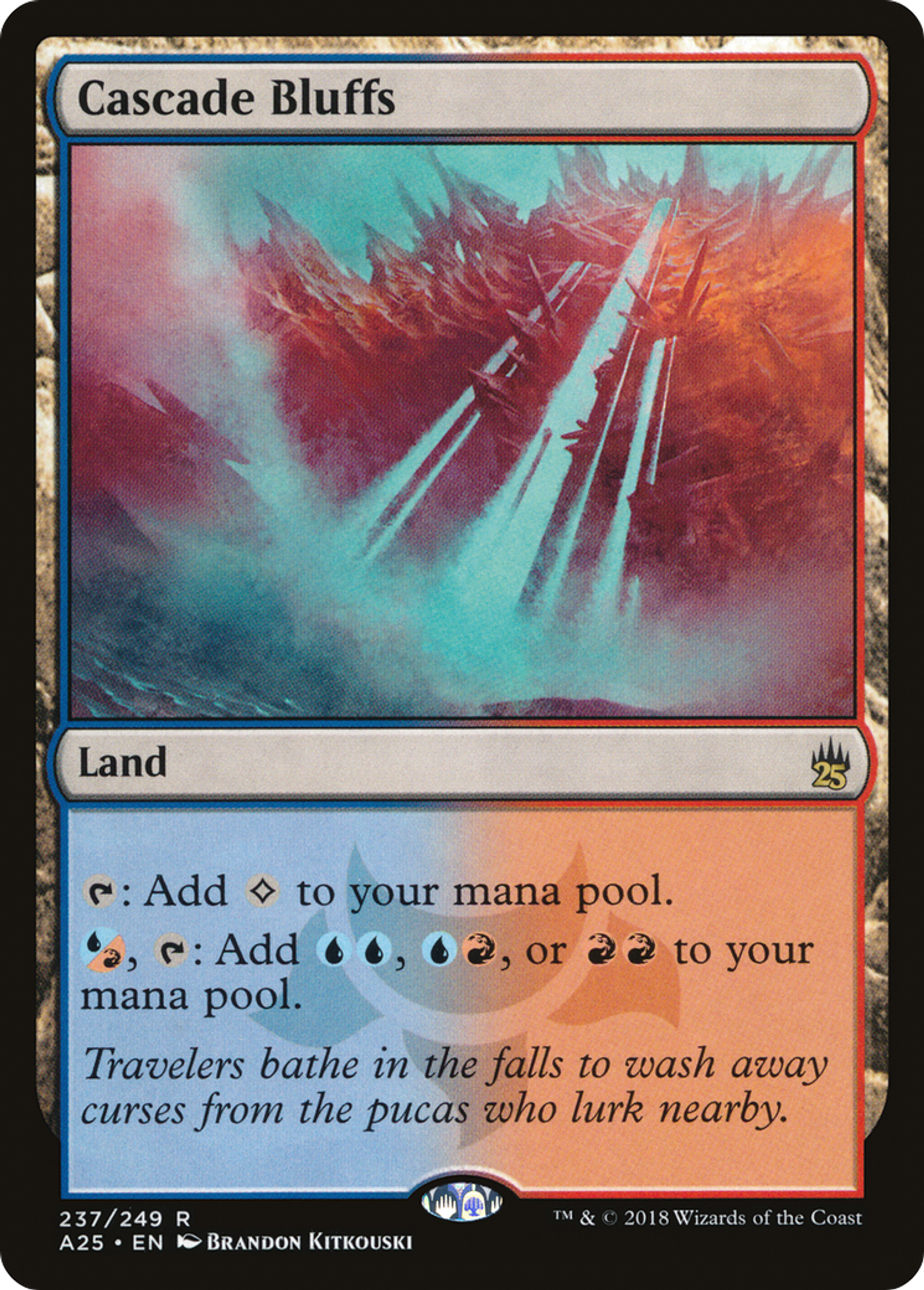 Cascade Bluffs — Masters 25 — Magic: The Gathering