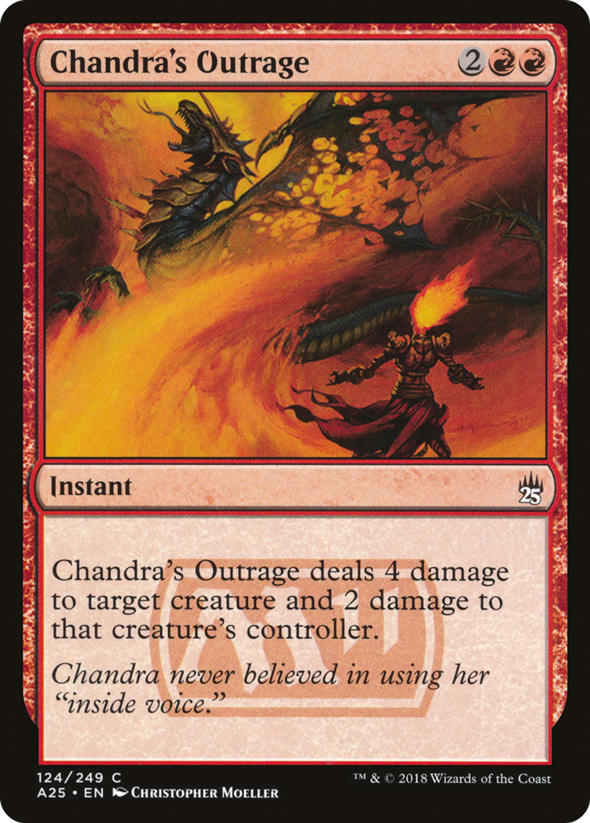 Chandra's Outrage — Masters 25 — Magic: The Gathering