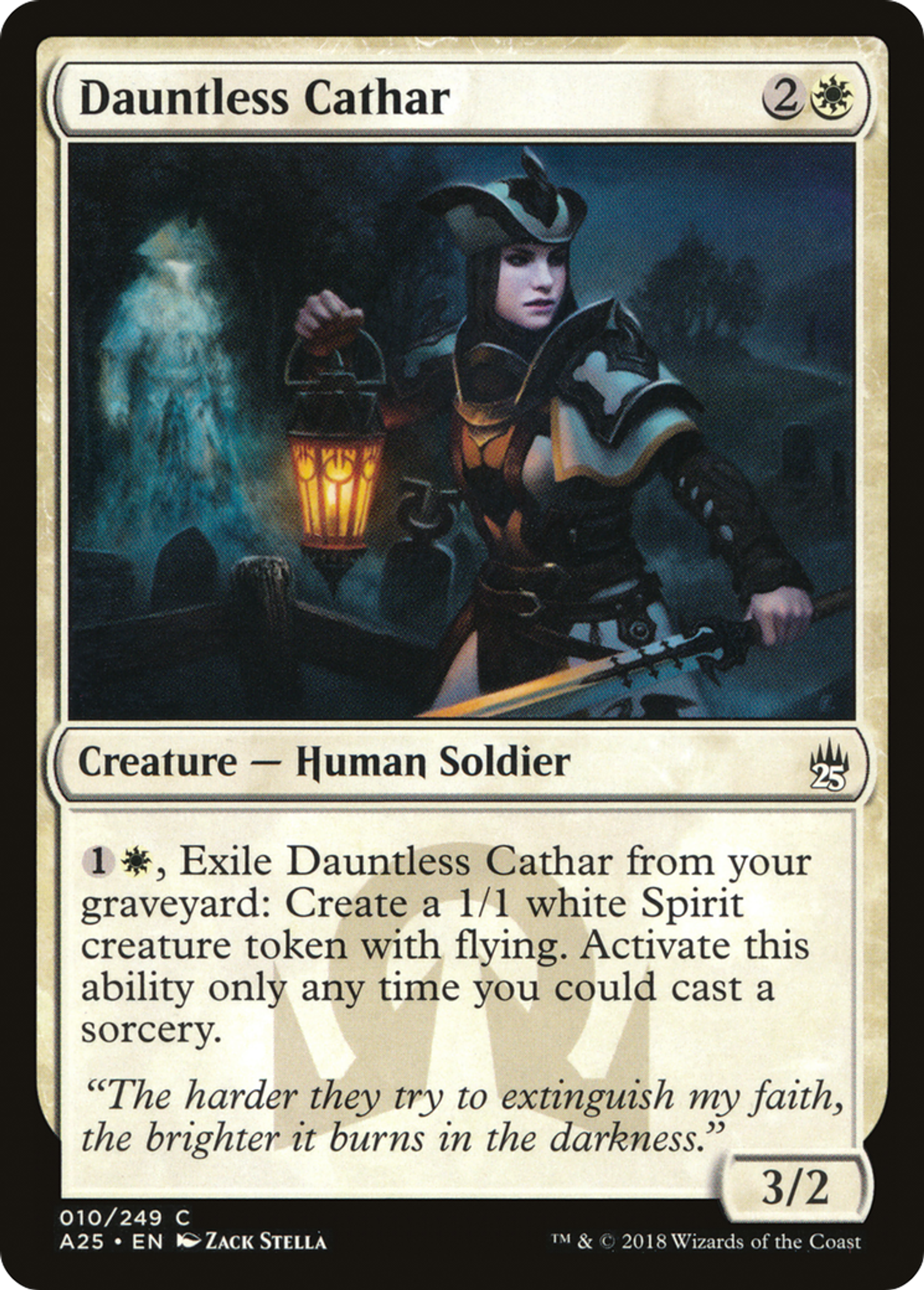 Dauntless Cathar — Masters 25 — Magic: The Gathering