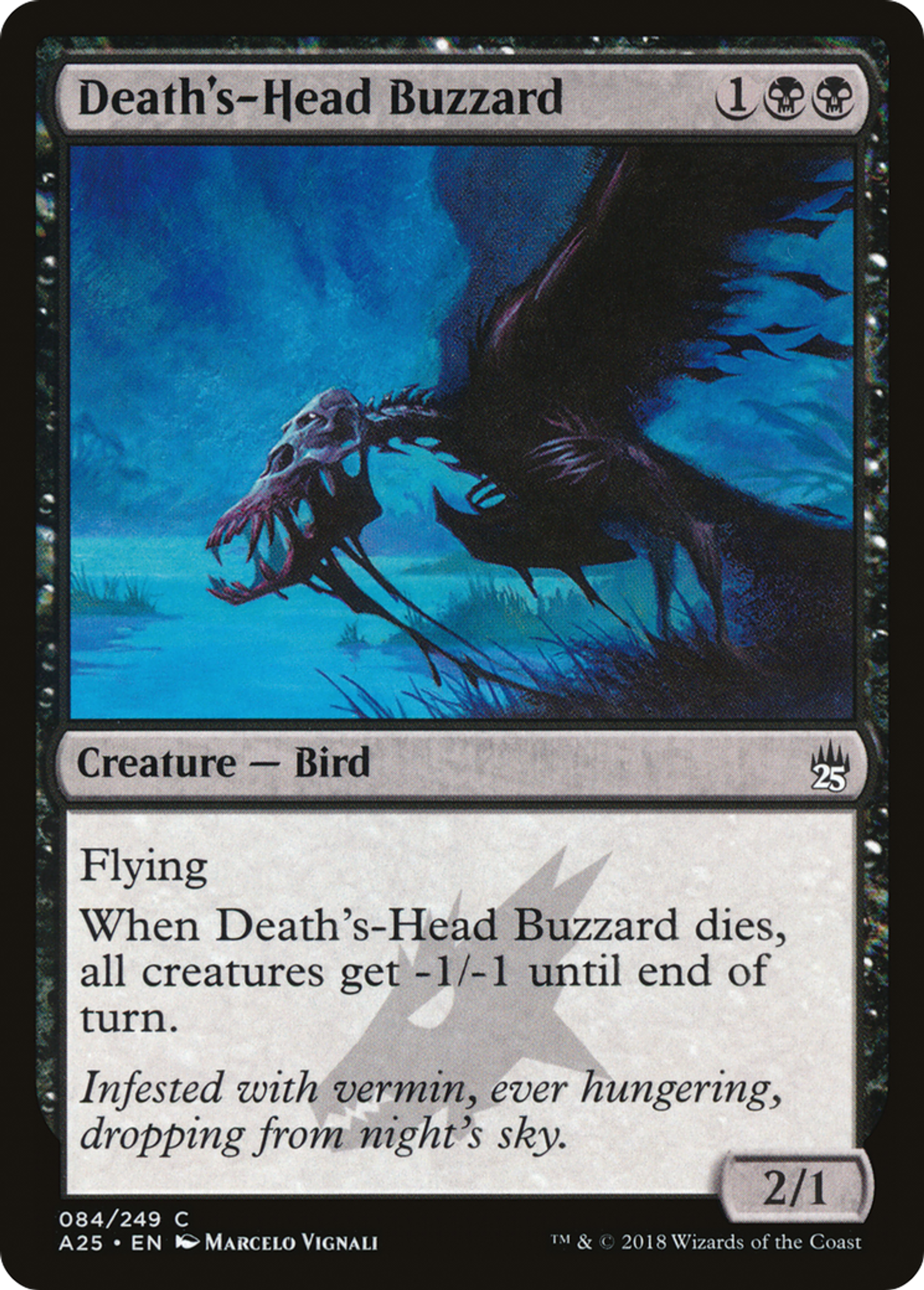 Death's-Head Buzzard — Masters 25 — Magic: The Gathering