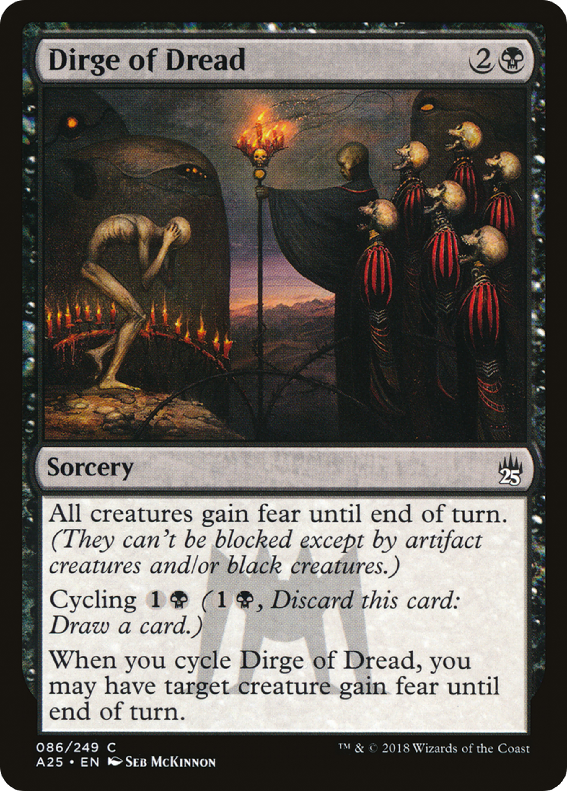 Dirge of Dread — Masters 25 — Magic: The Gathering