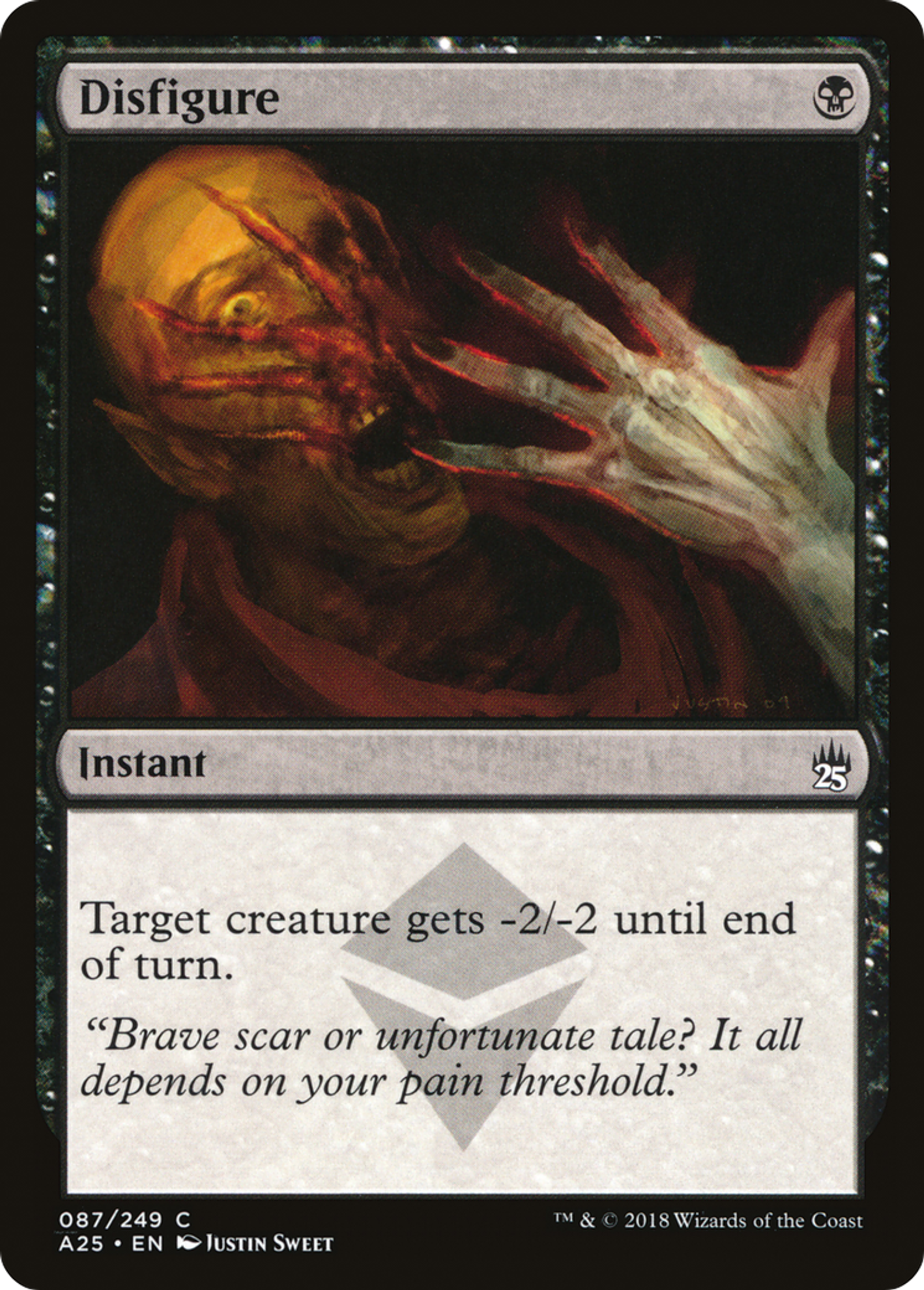 Disfigure — Masters 25 — Magic: The Gathering