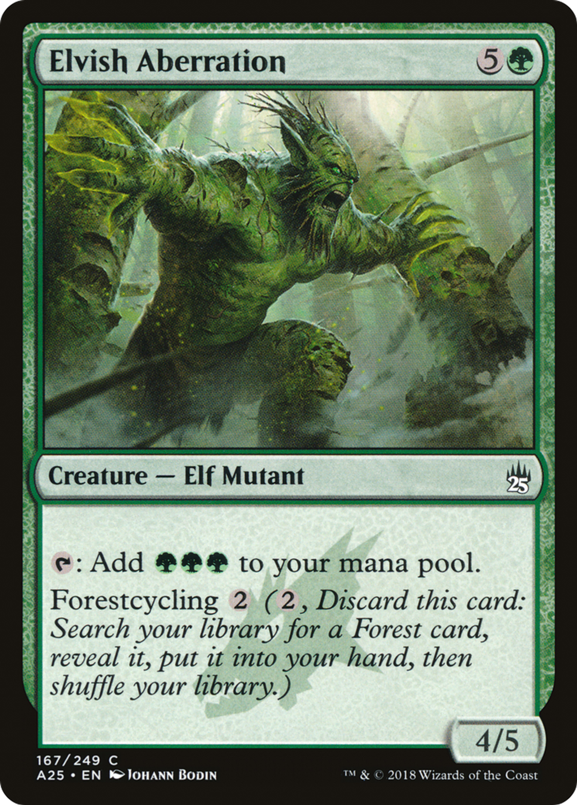 Elvish Aberration — Masters 25 — Magic: The Gathering