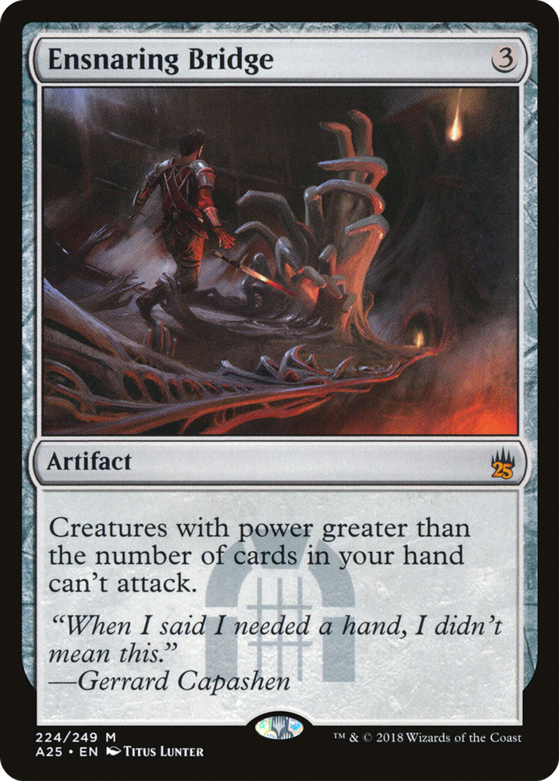 Ensnaring Bridge — Masters 25 — Magic: The Gathering