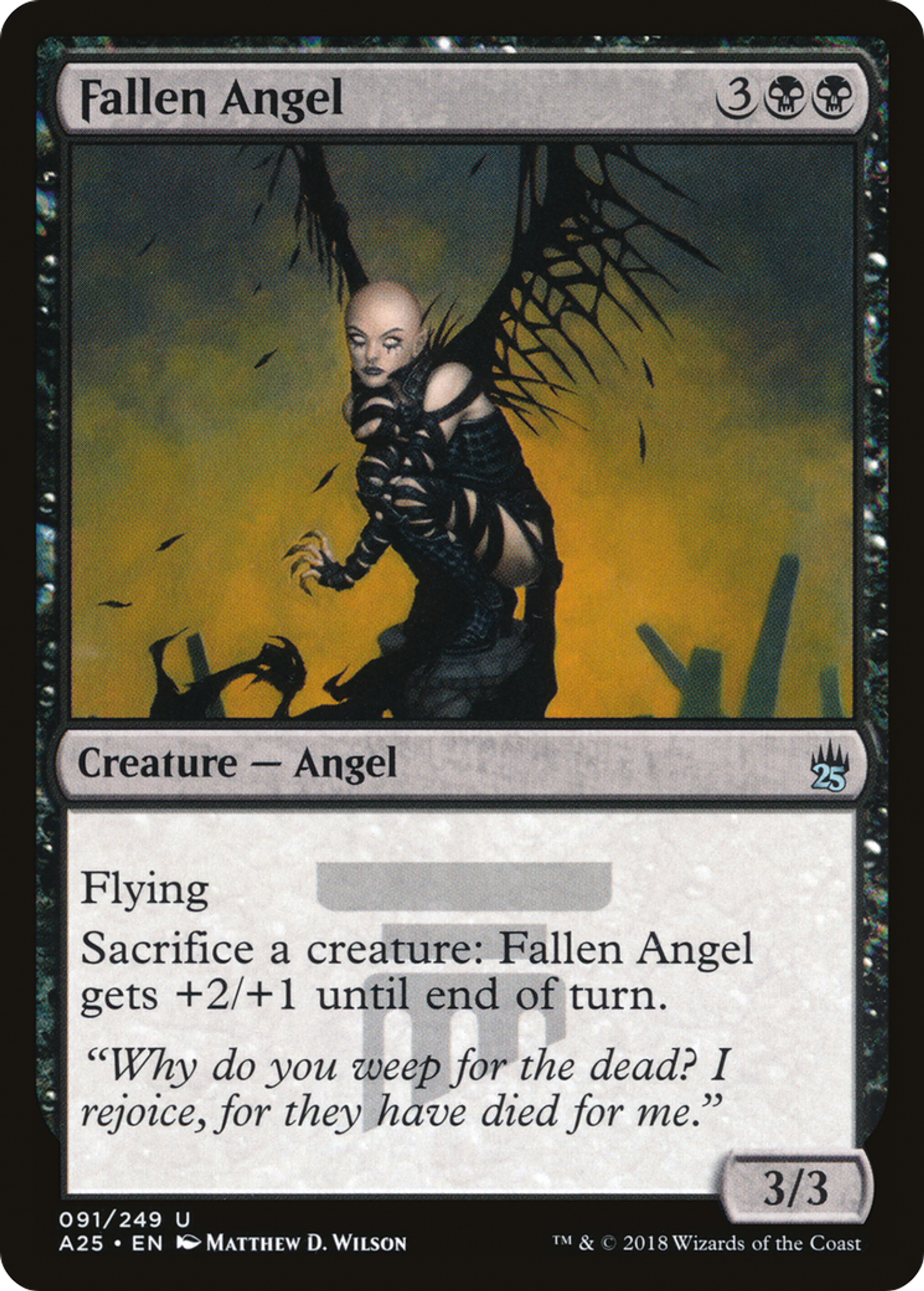 Fallen Angel — Masters 25 — Magic: The Gathering