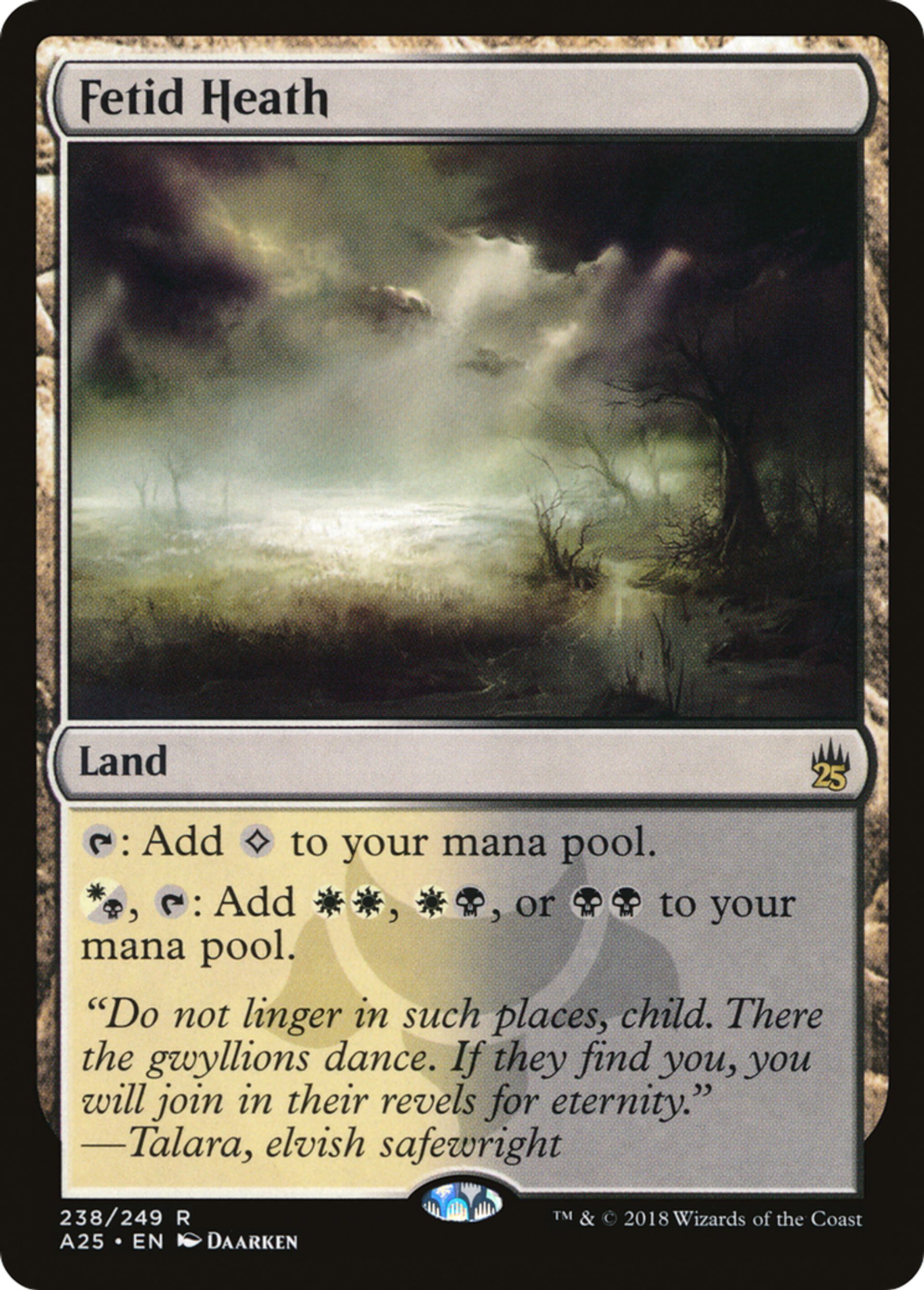 Fetid Heath — Masters 25 — Magic: The Gathering