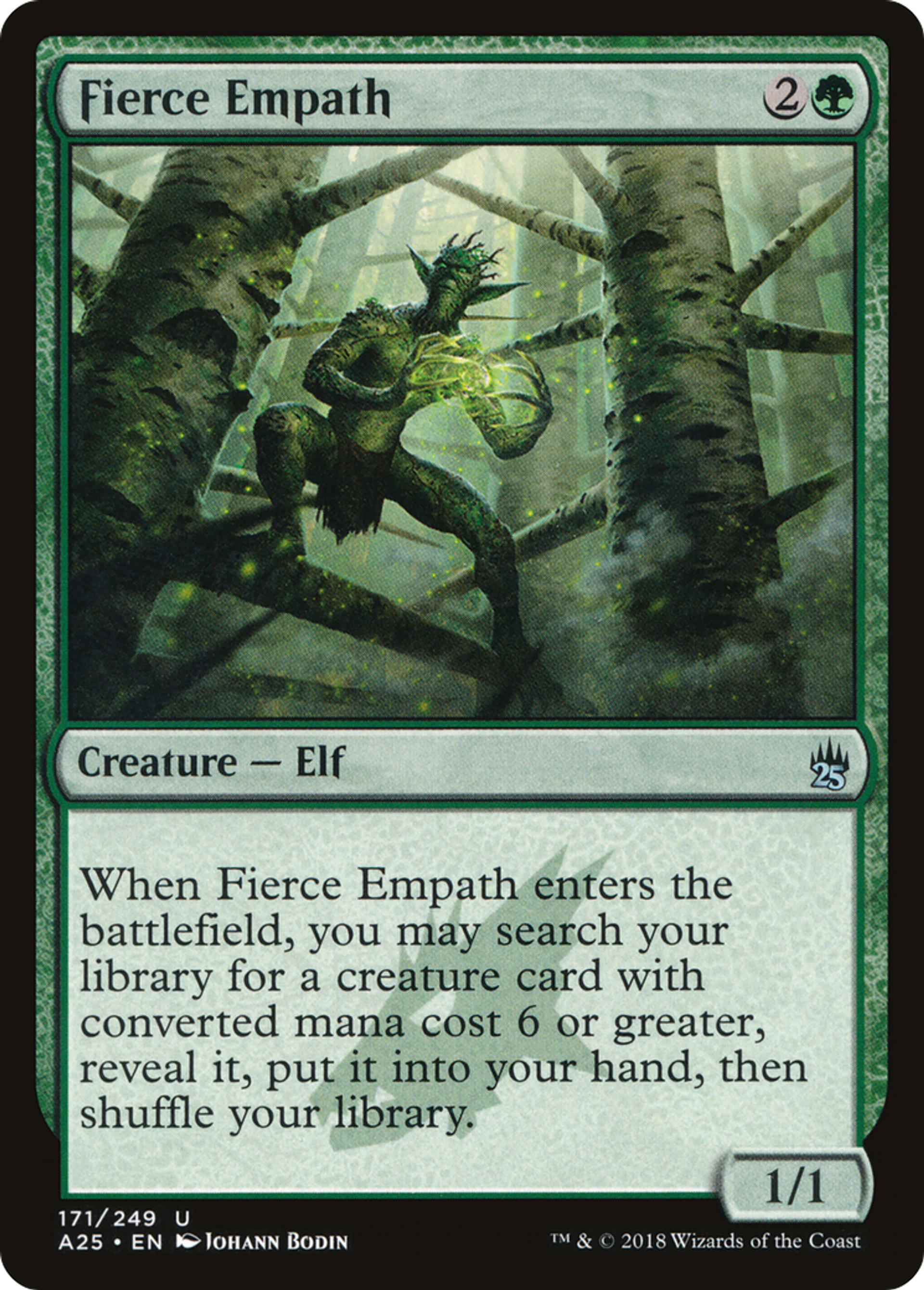 Fierce Empath — Masters 25 — Magic: The Gathering