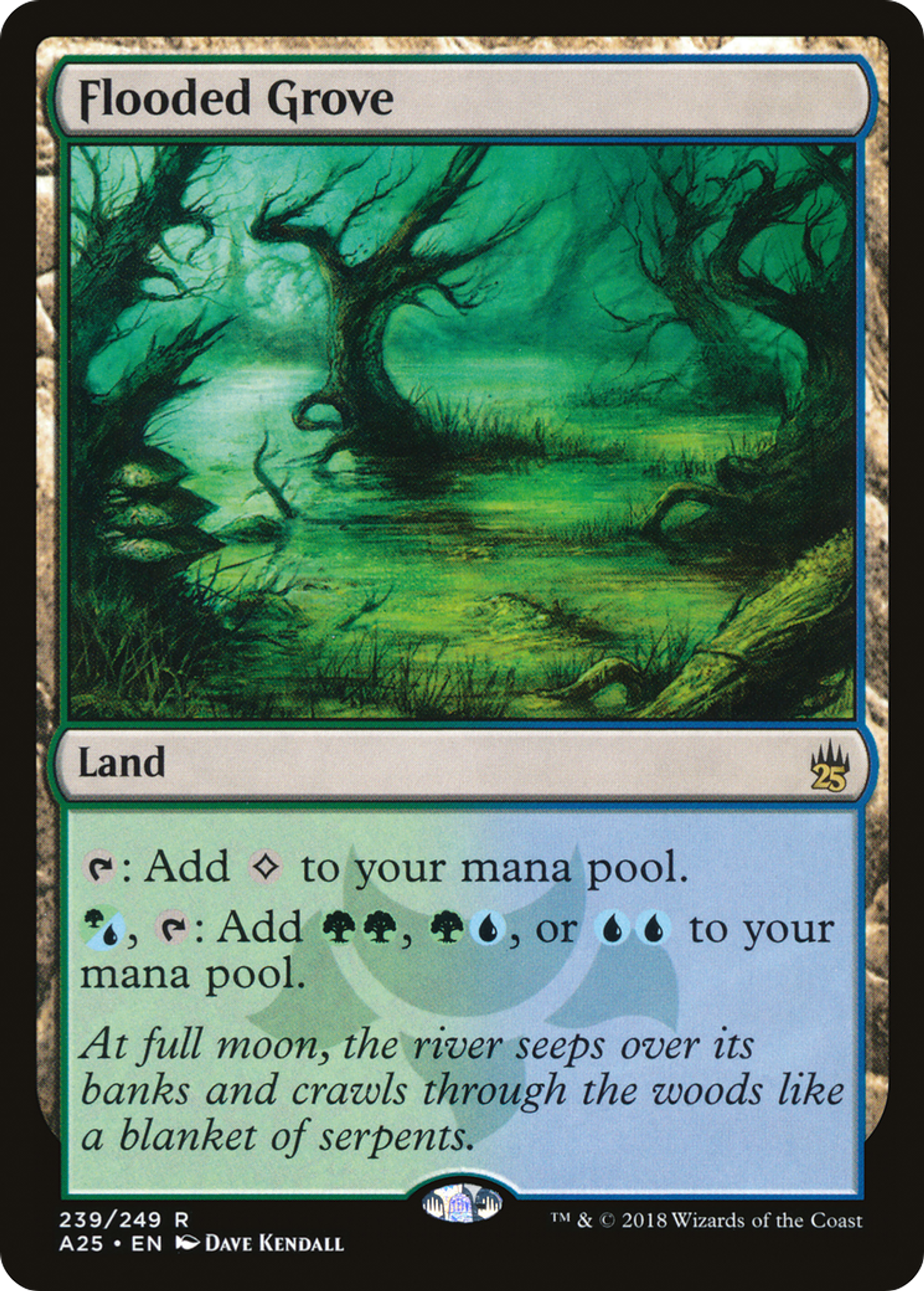 Flooded Grove — Masters 25 — Magic: The Gathering