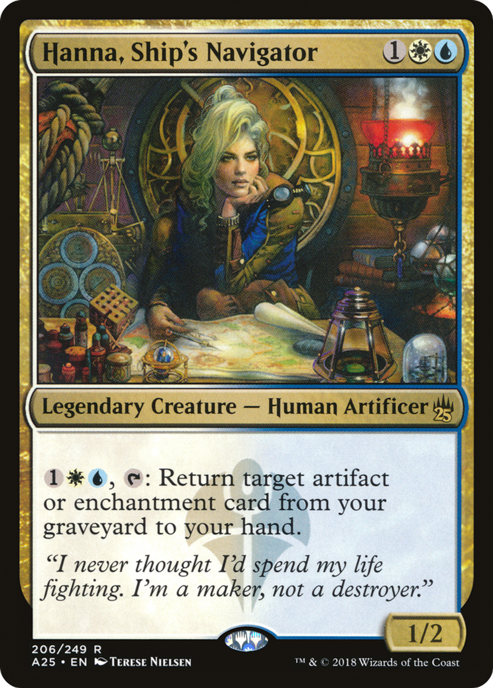 Hanna, Ship's Navigator — Masters 25 — Magic: The Gathering
