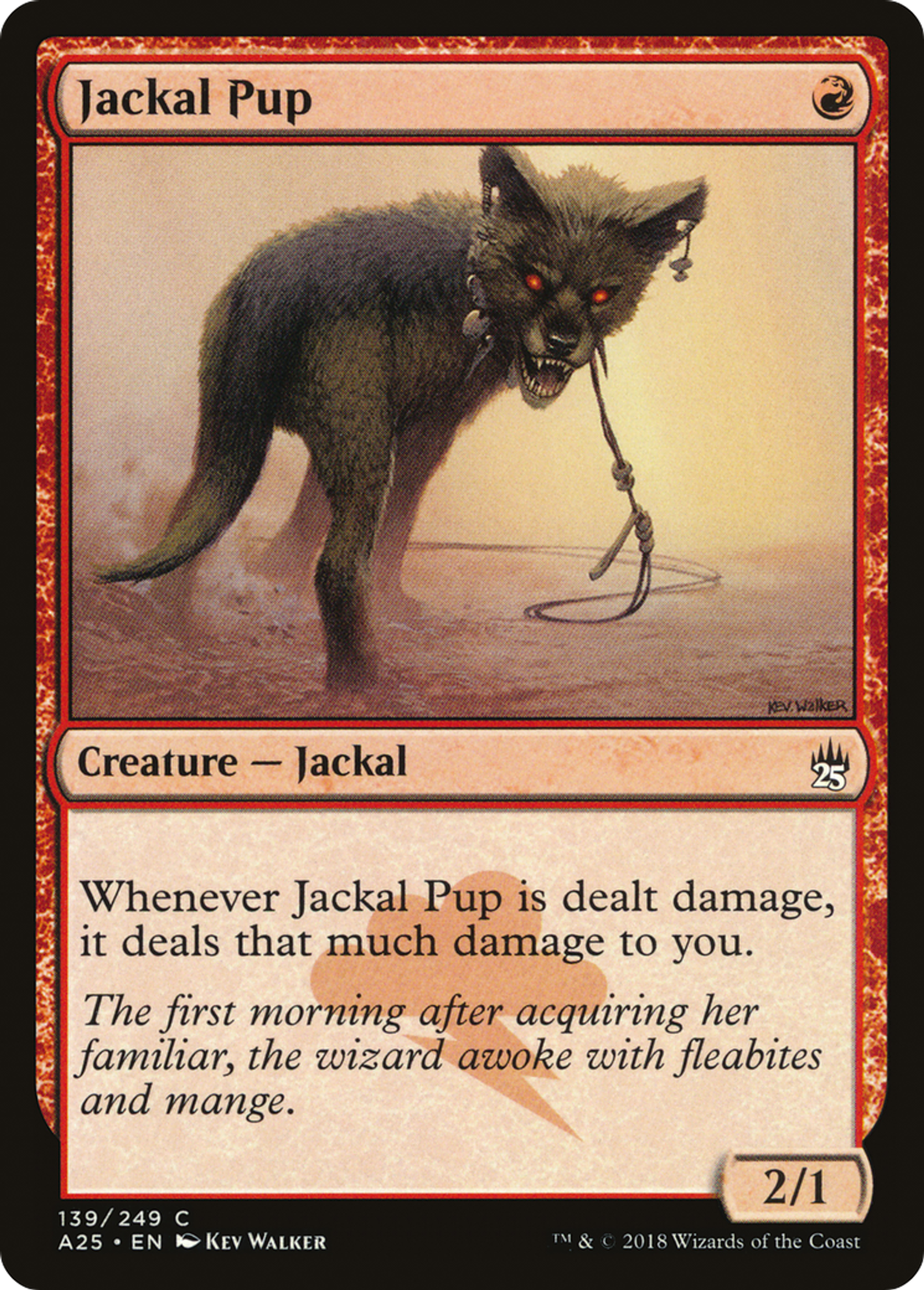 Jackal Pup — Masters 25 — Magic: The Gathering