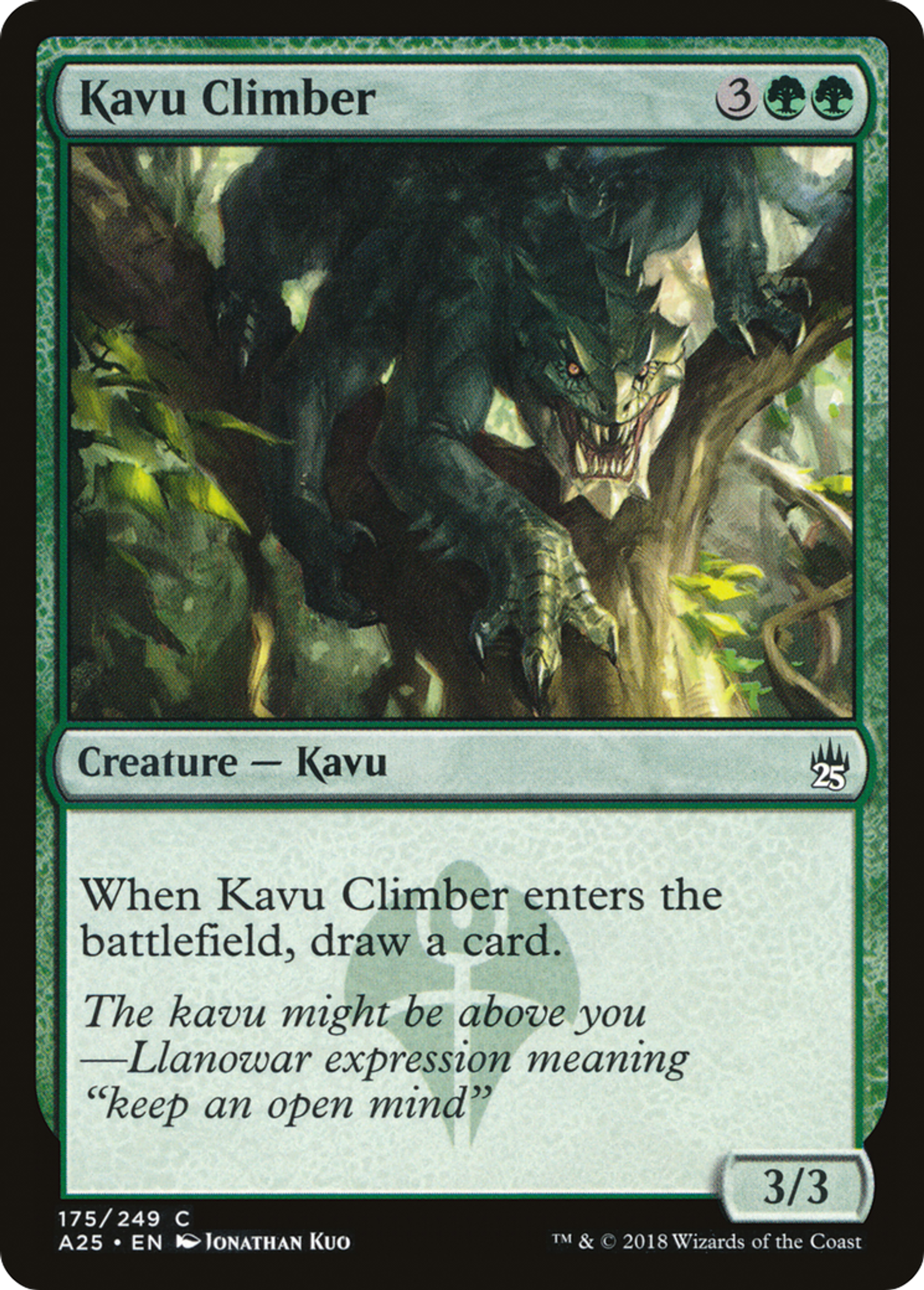 Kavu Climber — Masters 25 — Magic: The Gathering