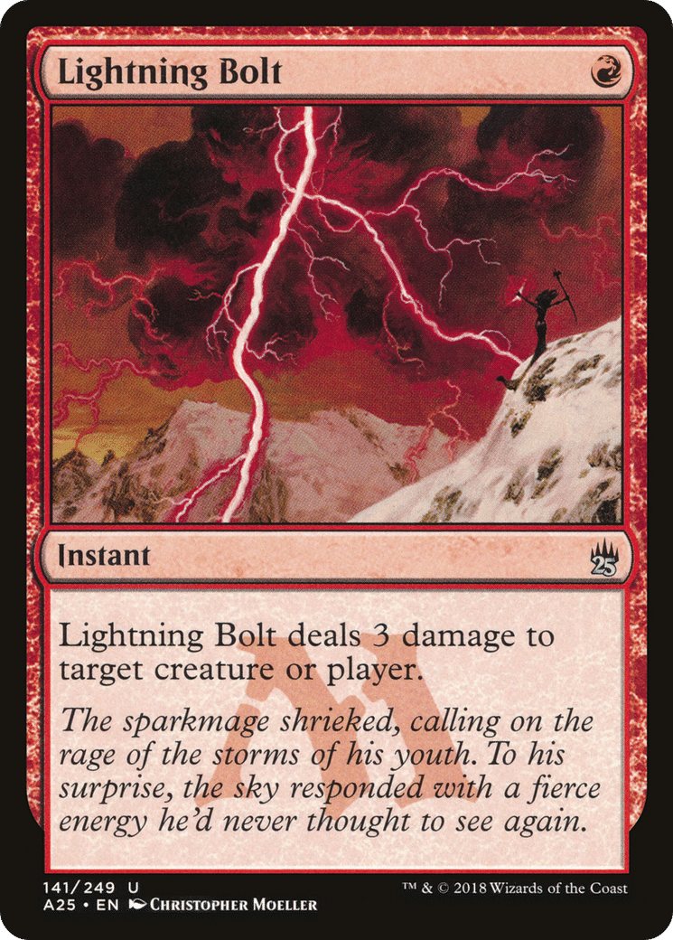 Lightning Bolt — Masters 25 — Magic: The Gathering