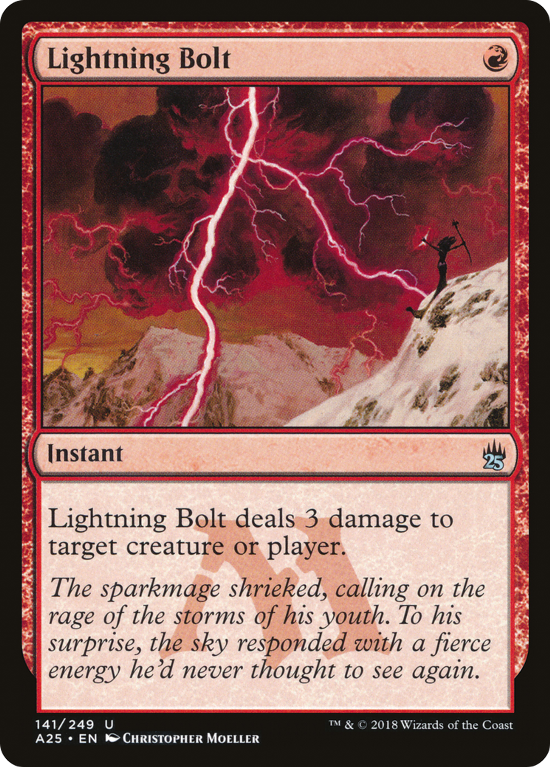 Lightning Bolt — Masters 25 — Magic: The Gathering