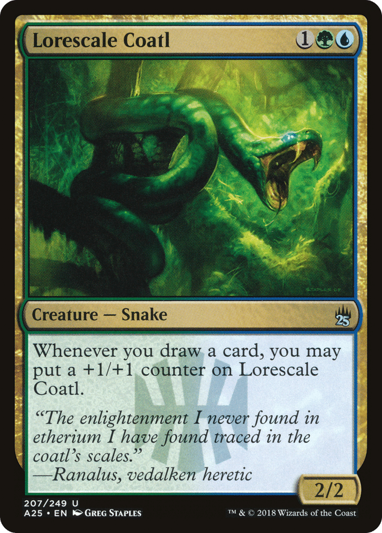 Lorescale Coatl — Masters 25 — Magic: The Gathering