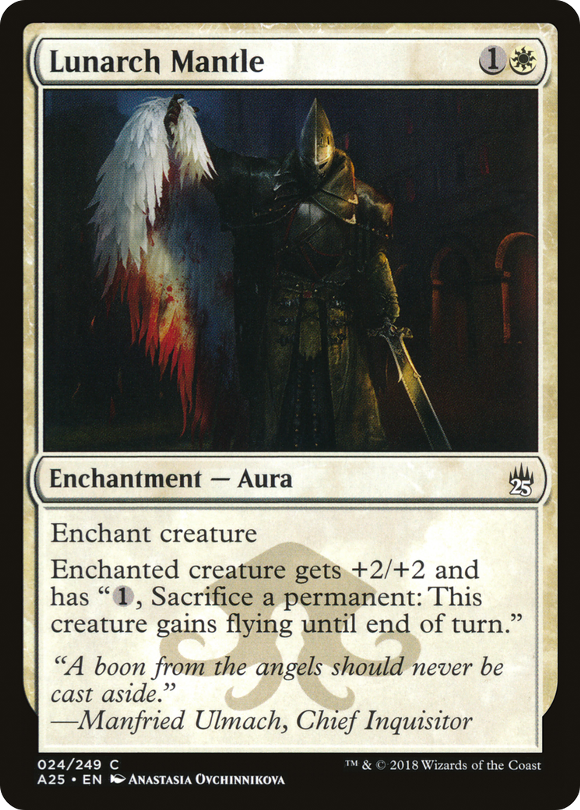 Lunarch Mantle — Masters 25 — Magic: The Gathering