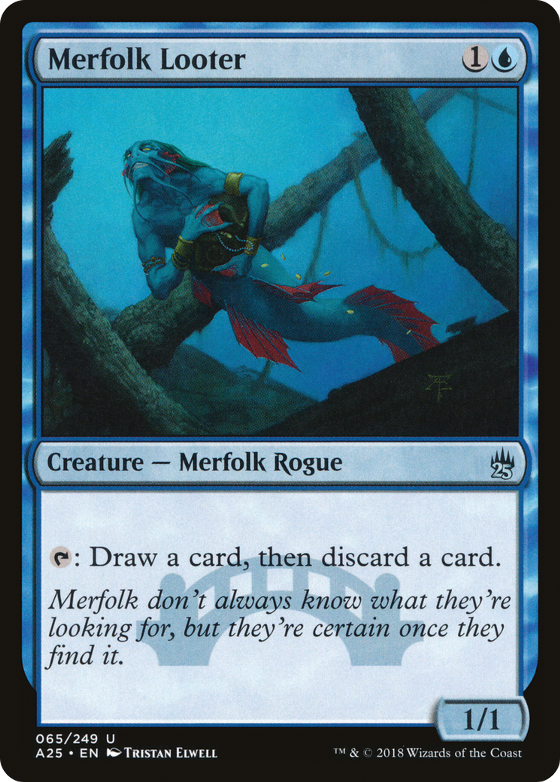 Merfolk Looter — Masters 25 — Magic: The Gathering
