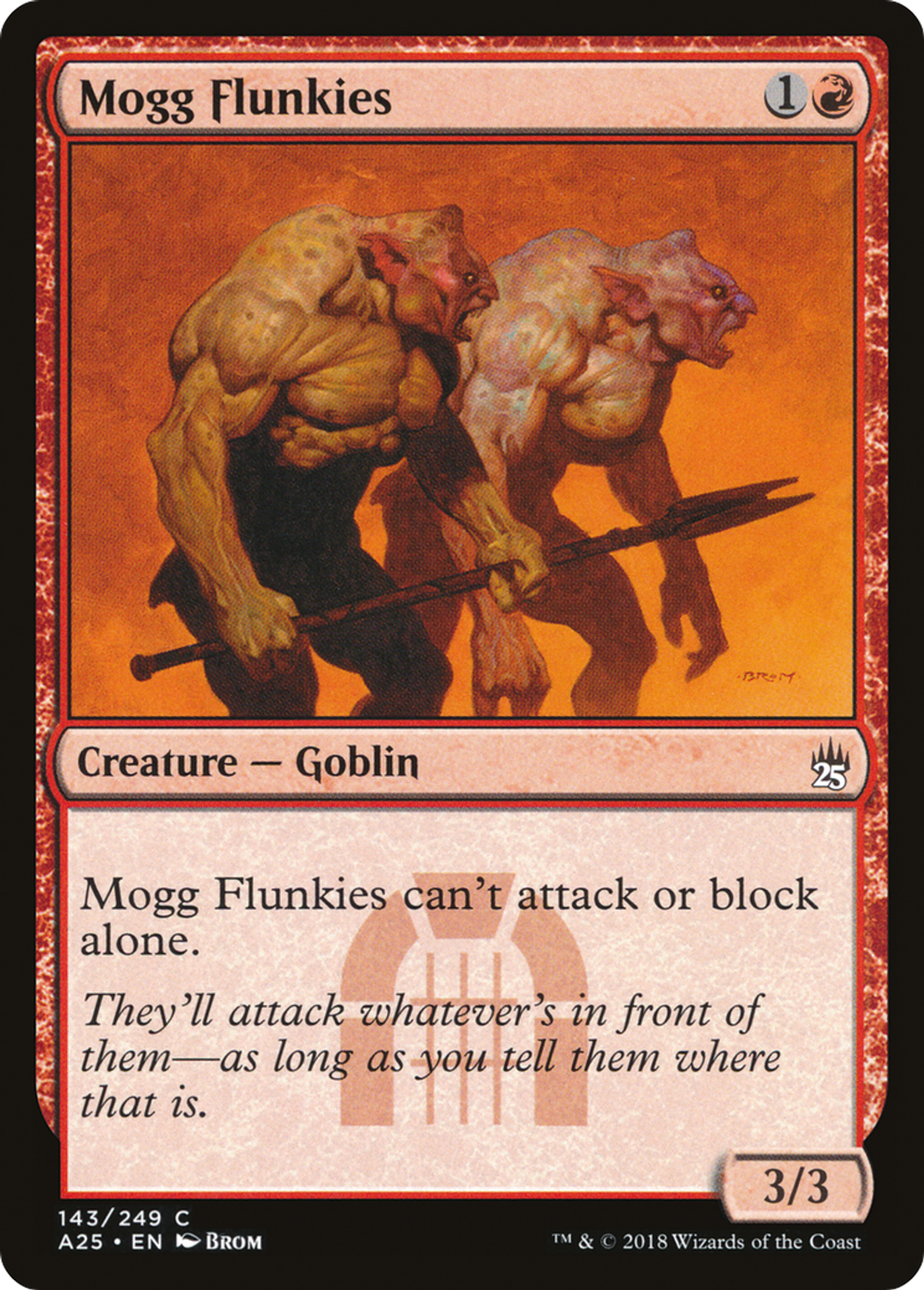 Mogg Flunkies — Masters 25 — Magic: The Gathering
