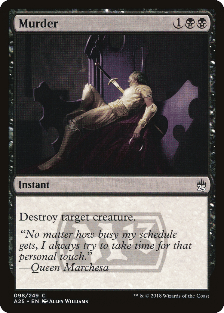 Murder — Masters 25 — Magic: The Gathering