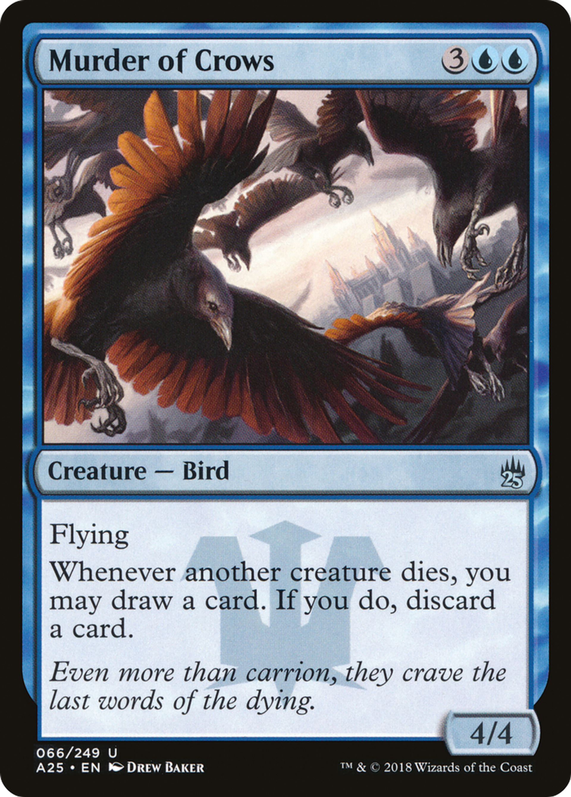 Murder of Crows — Masters 25 — Magic: The Gathering