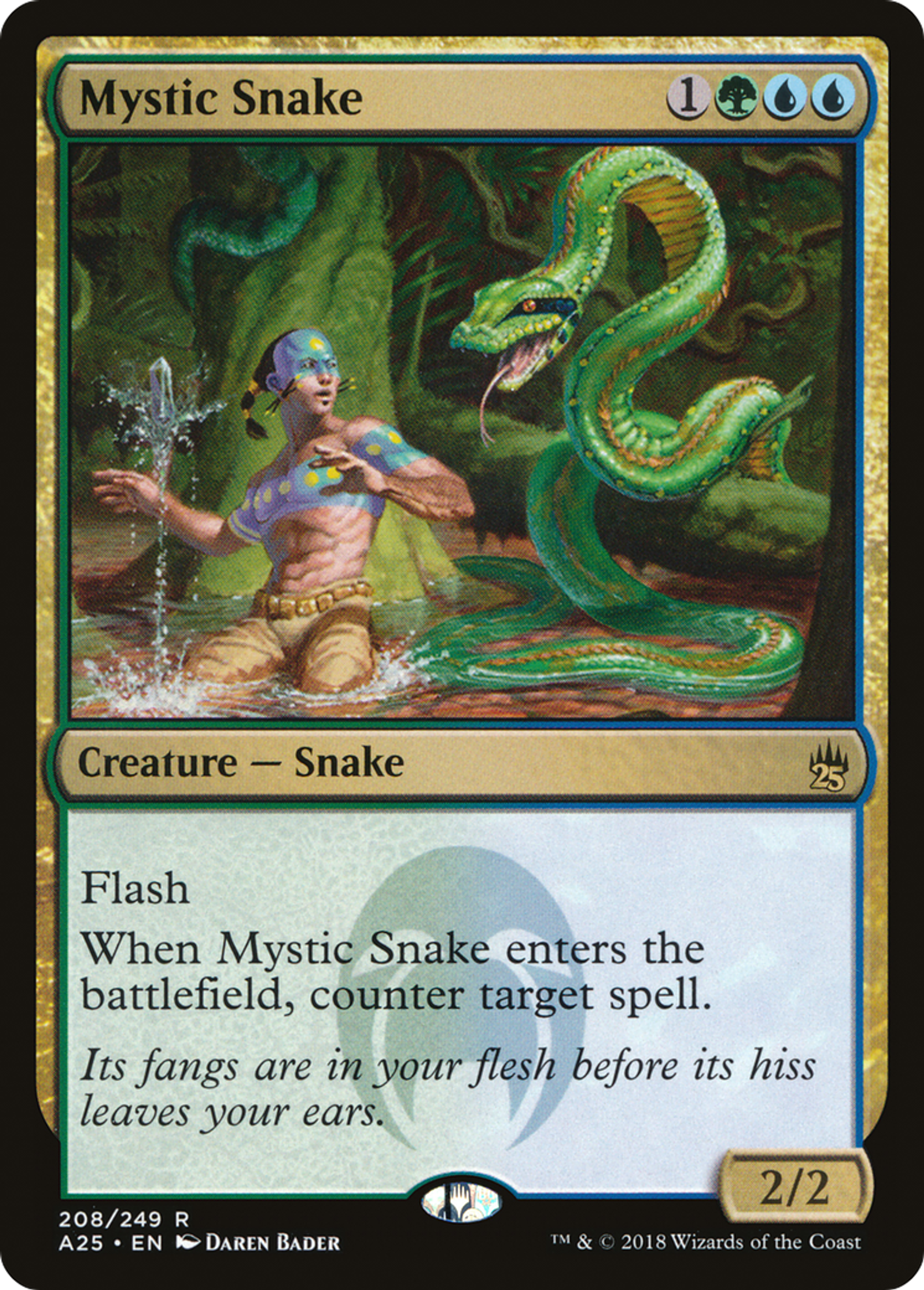 Mystic Snake — Masters 25 — Magic: The Gathering