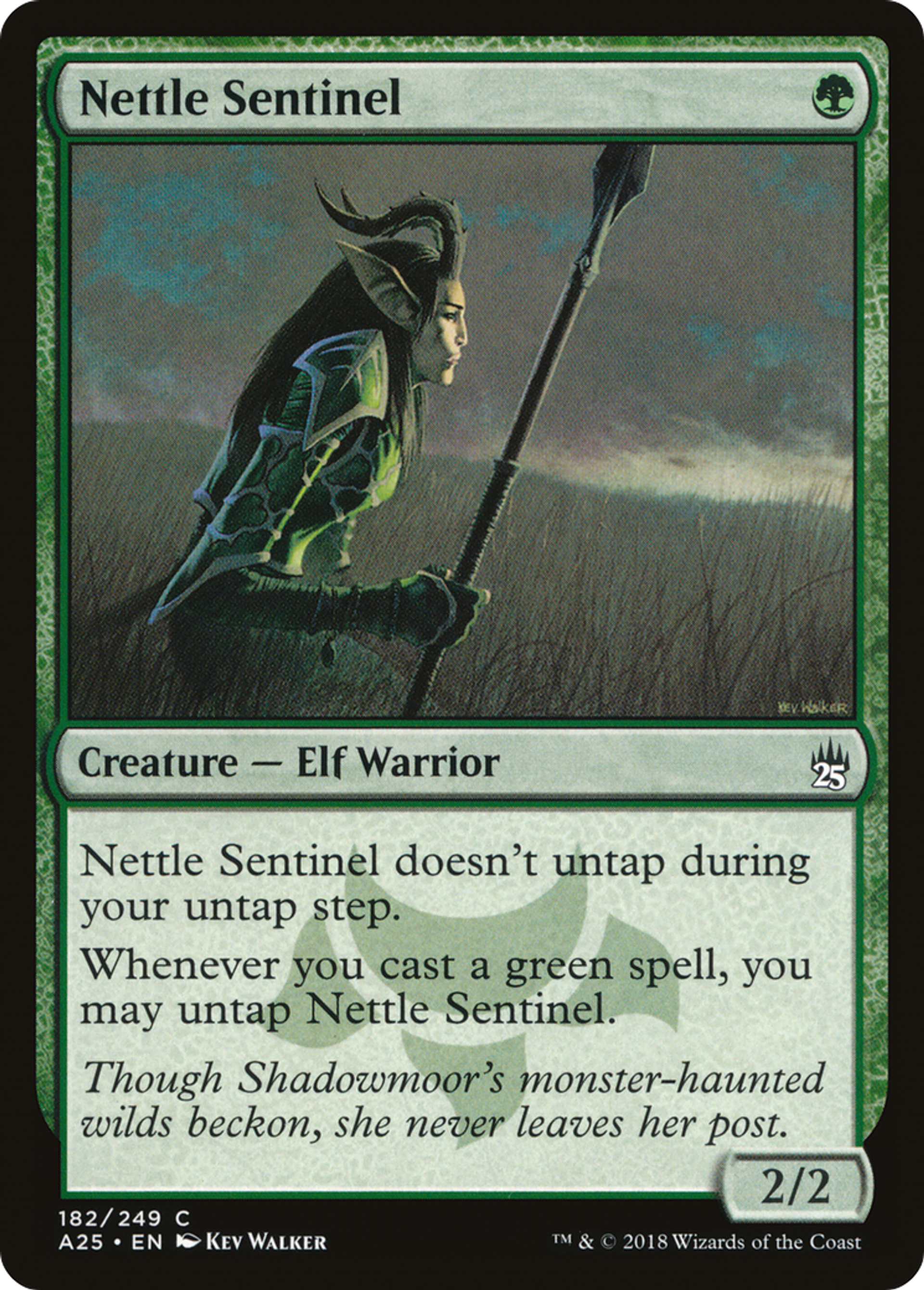 Nettle Sentinel — Masters 25 — Magic: The Gathering