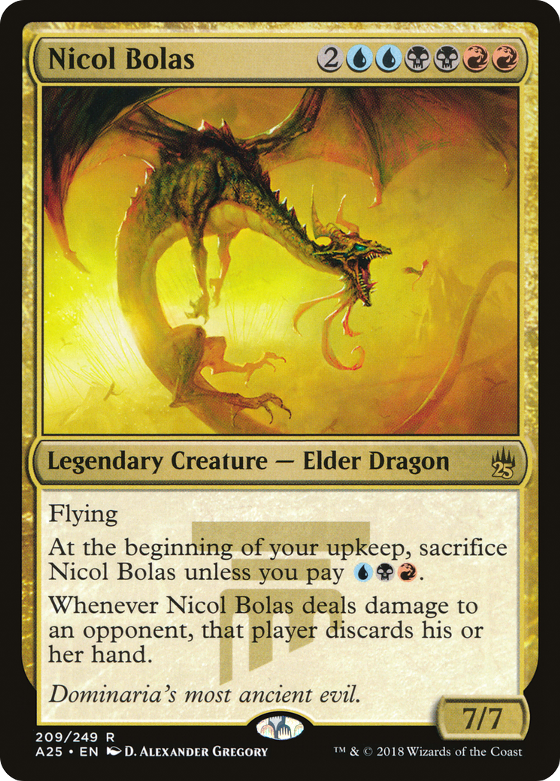 Nicol Bolas — Masters 25 — Magic: The Gathering