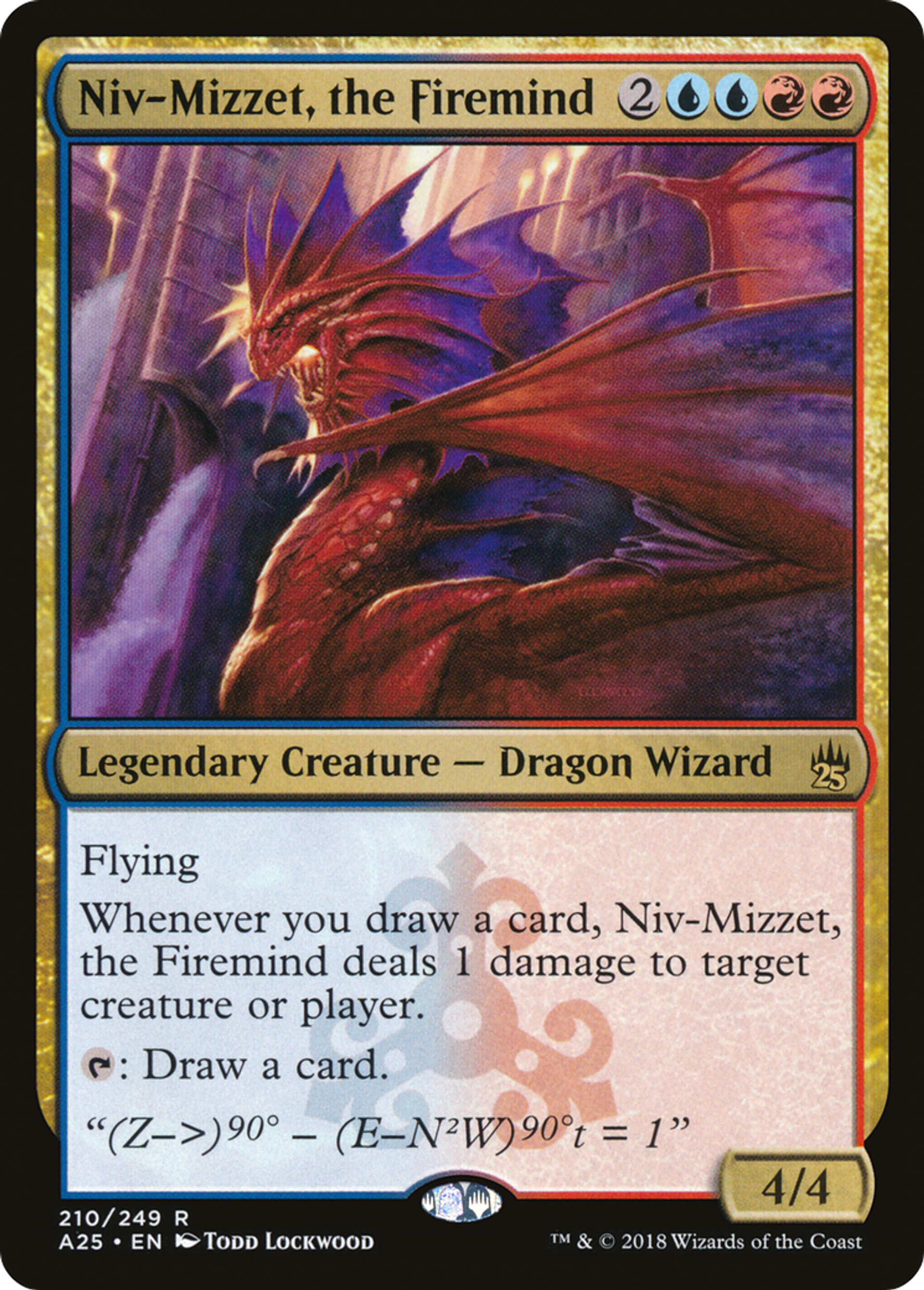 Niv-Mizzet, the Firemind — Masters 25 — Magic: The Gathering