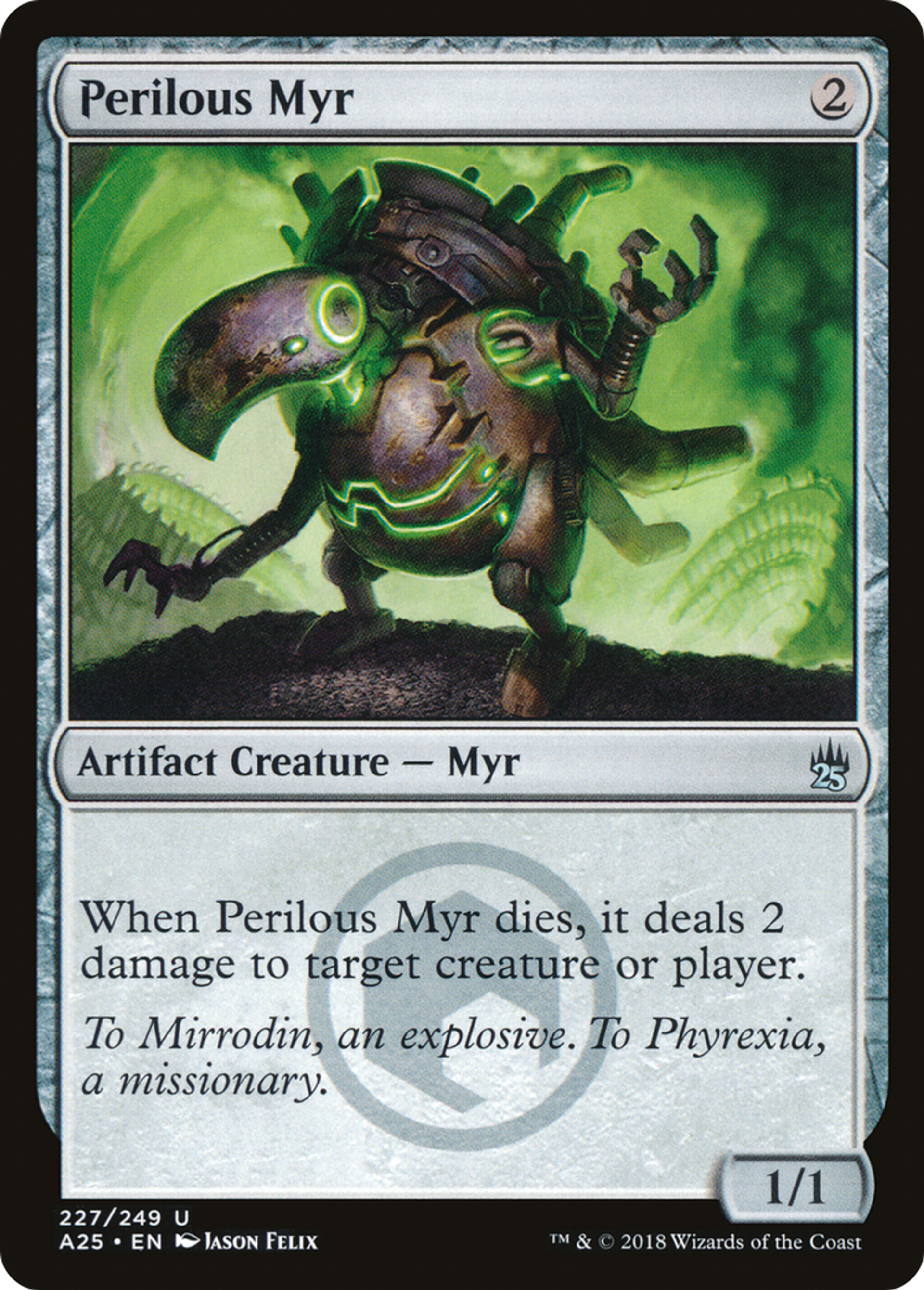 Perilous Myr — Masters 25 — Magic: The Gathering