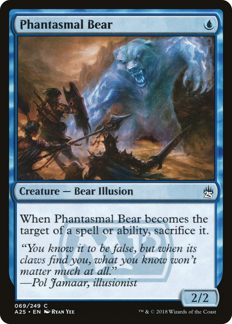 Phantasmal Bear — Masters 25 — Magic: The Gathering