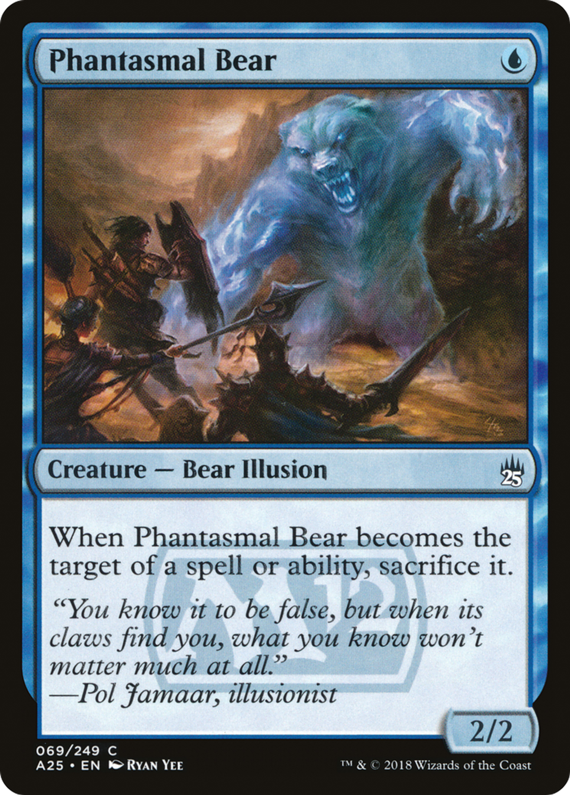 Phantasmal Bear — Masters 25 — Magic: The Gathering