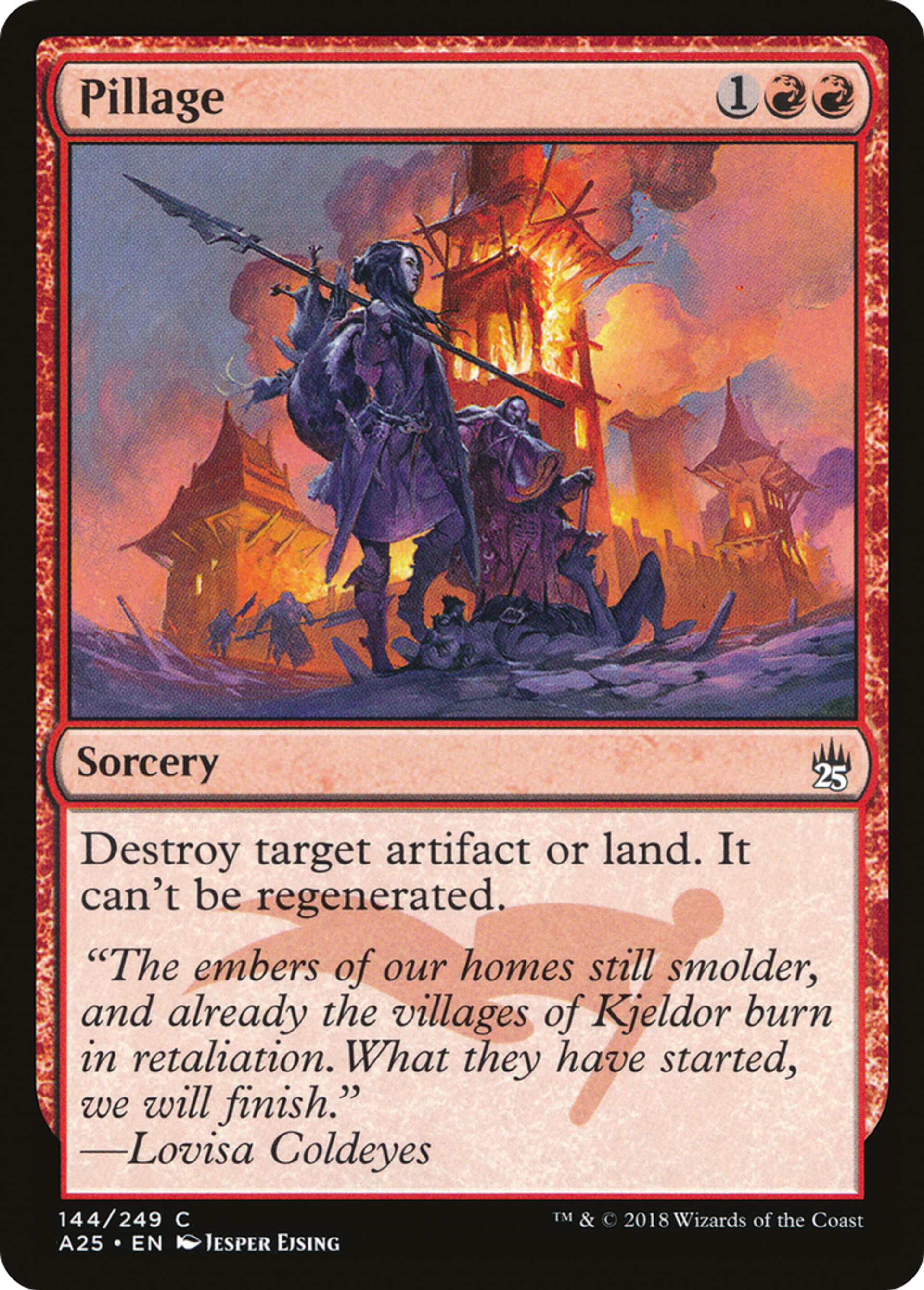 Pillage — Masters 25 — Magic: The Gathering