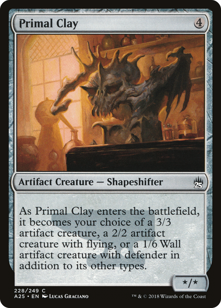 Primal Clay — Masters 25 — Magic: The Gathering