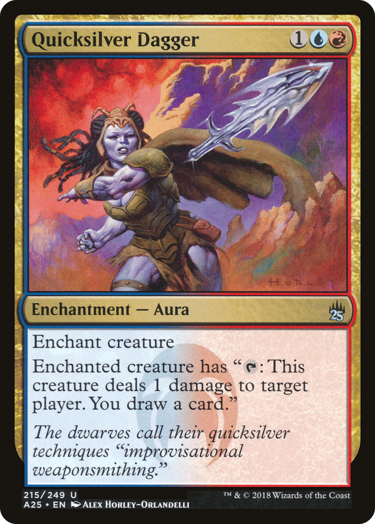 Quicksilver Dagger — Masters 25 — Magic: The Gathering