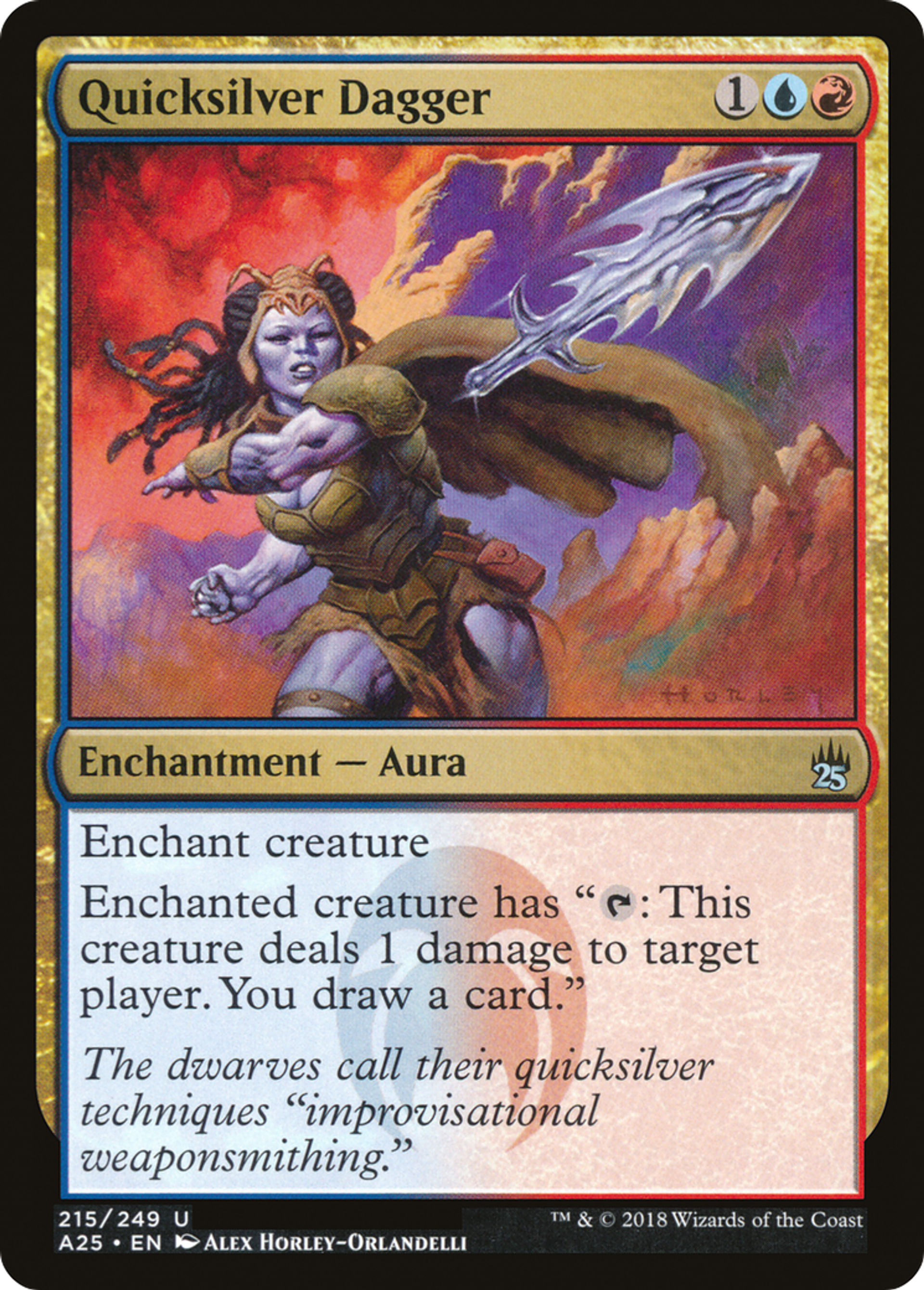 Quicksilver Dagger — Masters 25 — Magic: The Gathering