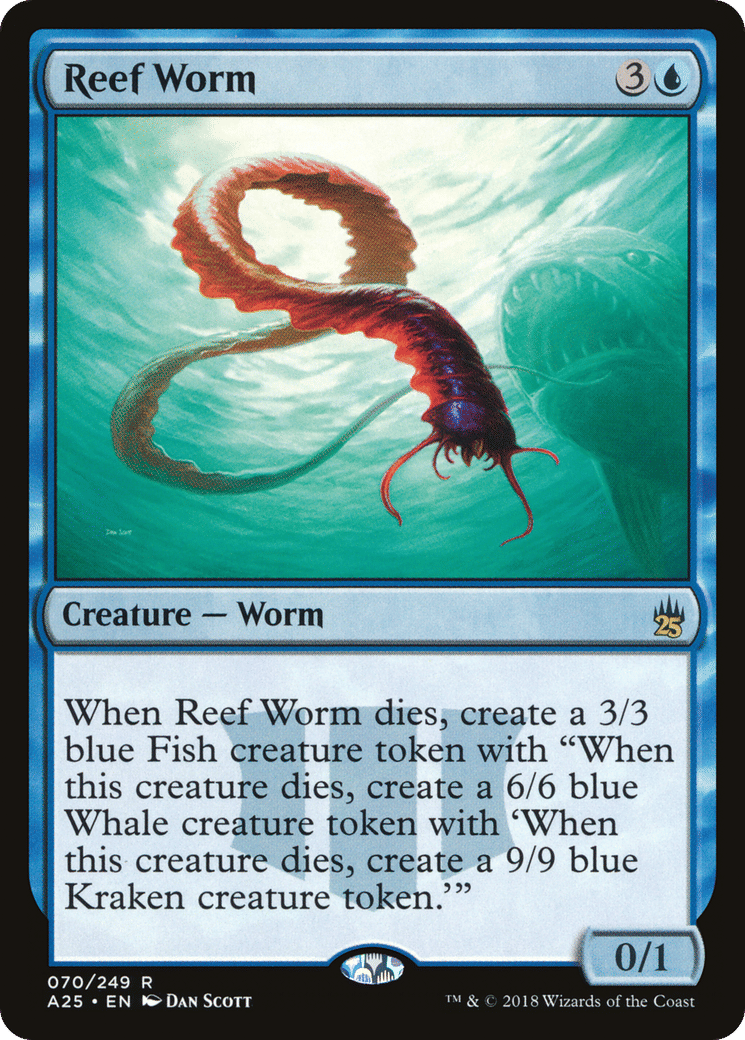 Reef Worm — Masters 25 — Magic: The Gathering