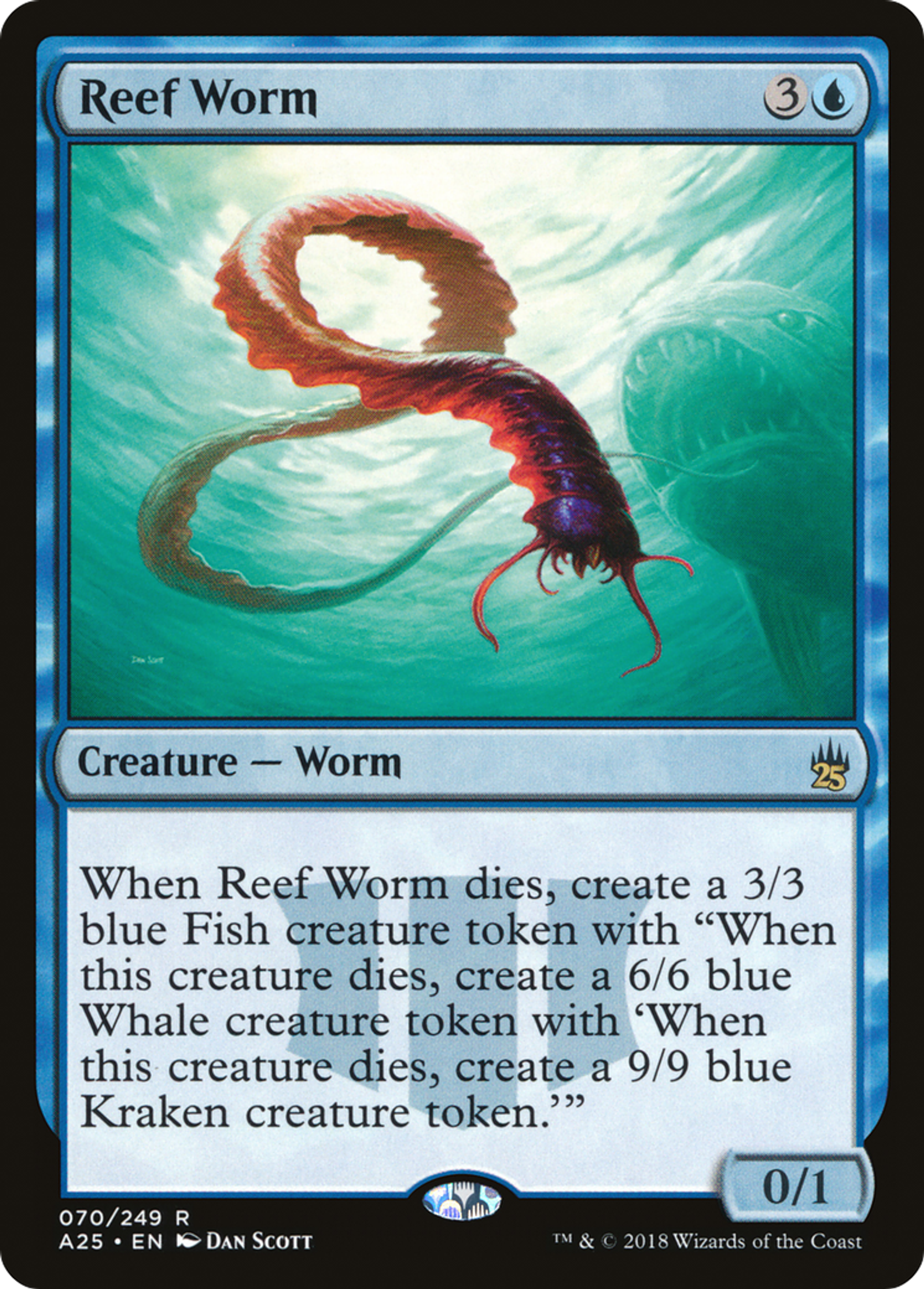 Reef Worm — Masters 25 — Magic: The Gathering