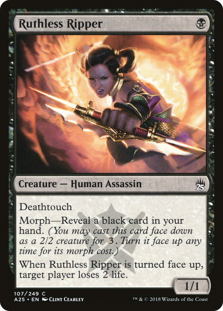 Ruthless Ripper — Masters 25 — Magic: The Gathering