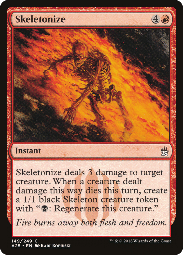 Skeletonize — Masters 25 — Magic: The Gathering