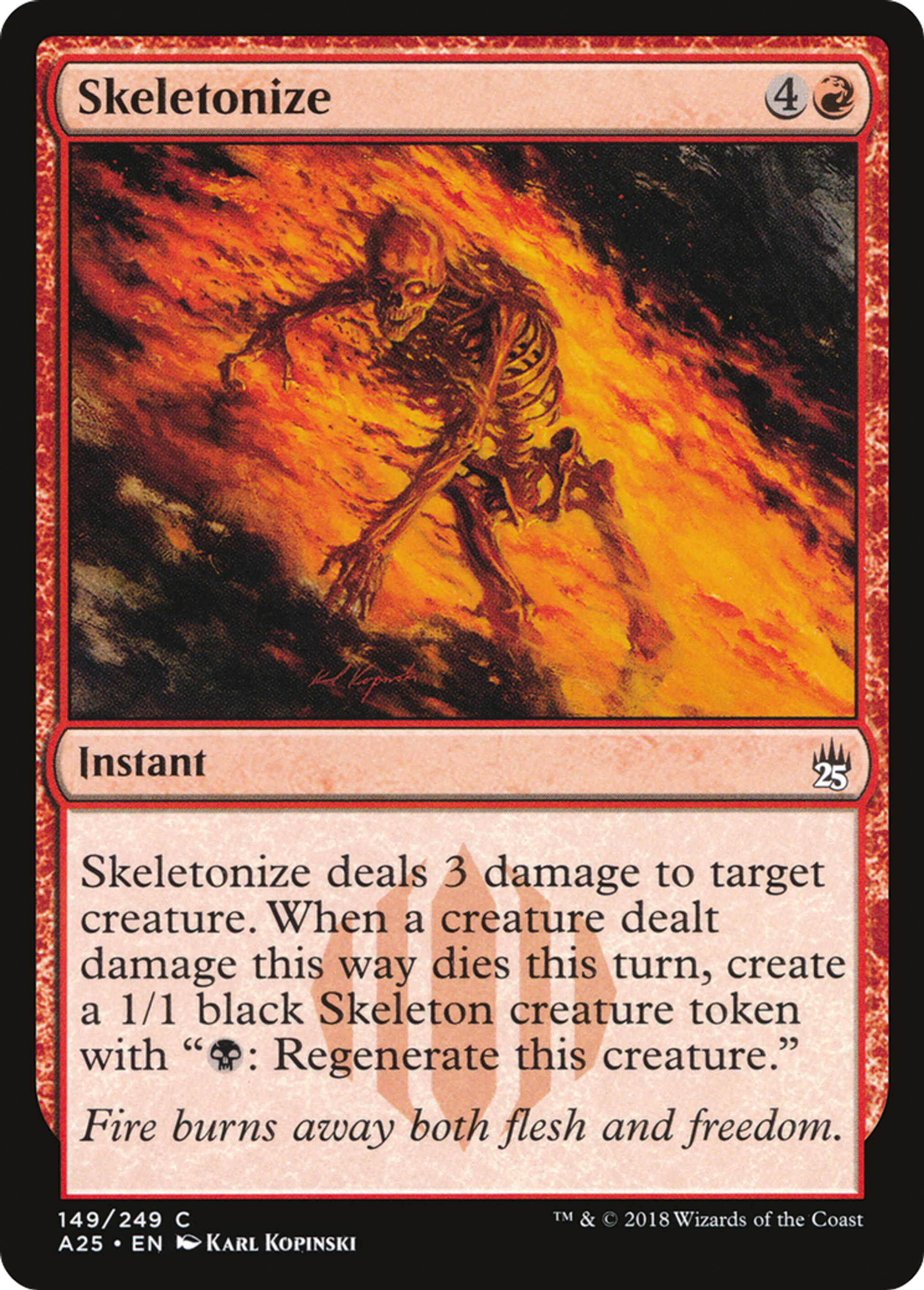Skeletonize — Masters 25 — Magic: The Gathering