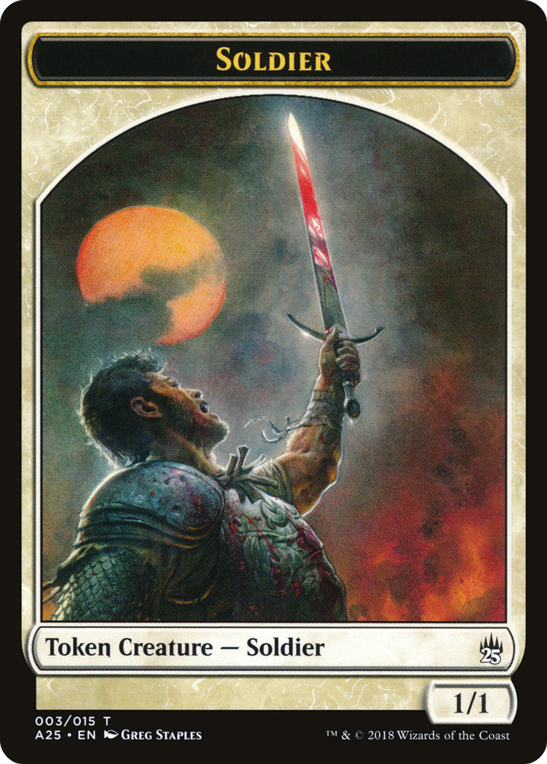 Soldier — Masters 25 — Magic: The Gathering
