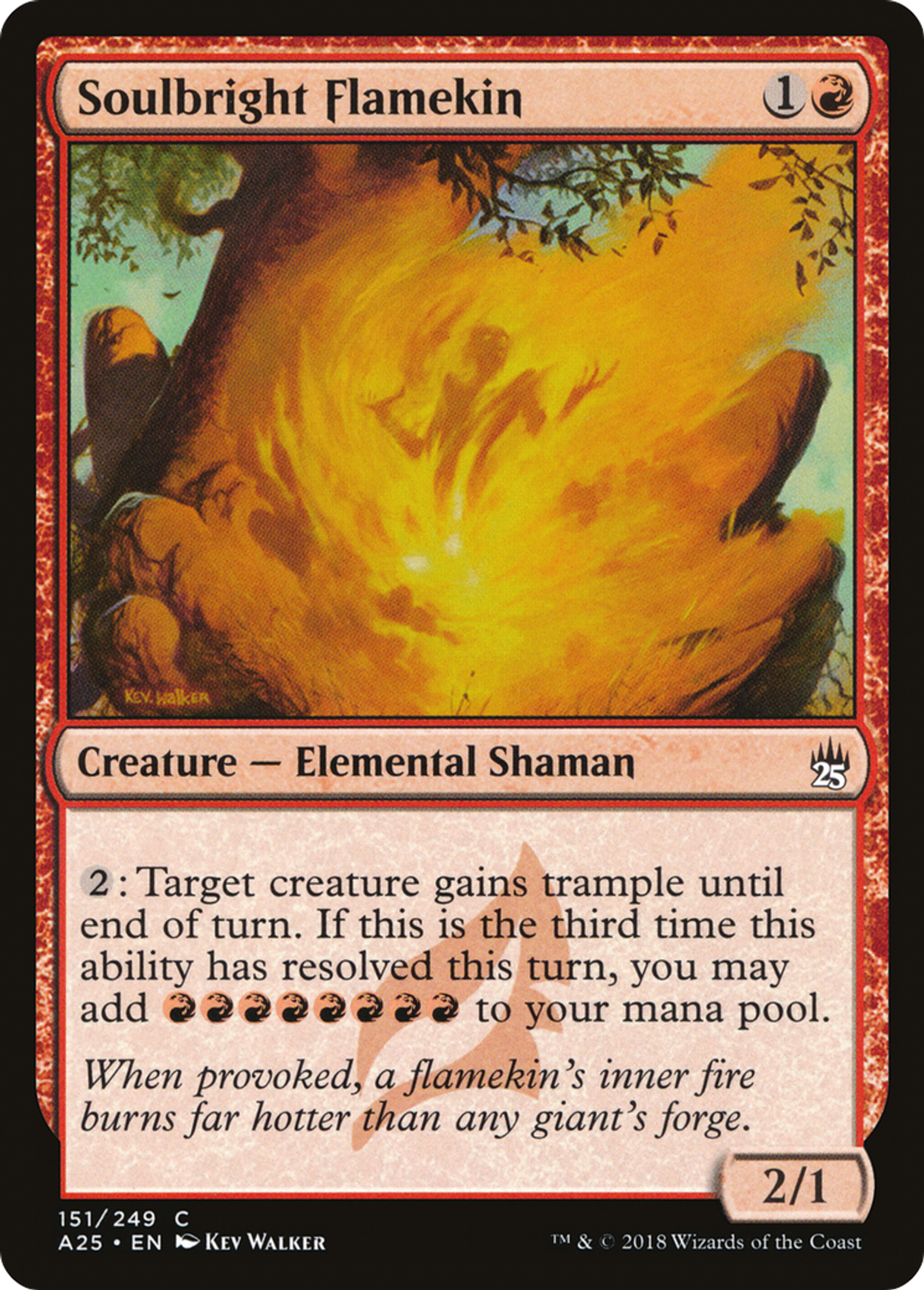 Soulbright Flamekin — Masters 25 — Magic: The Gathering