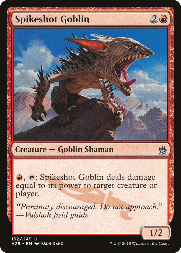 Spikeshot Goblin — Masters 25 — Magic: The Gathering