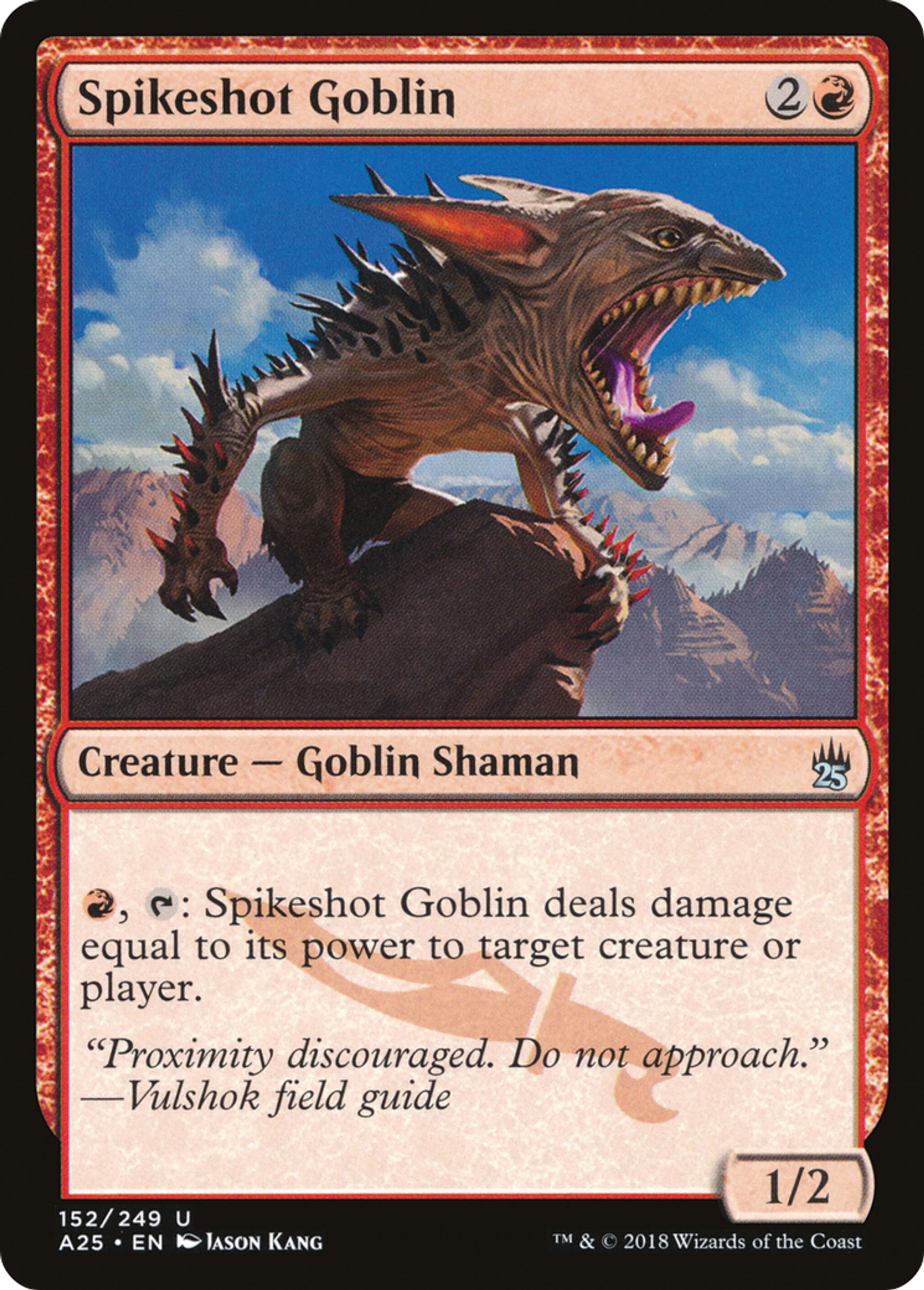 Spikeshot Goblin — Masters 25 — Magic: The Gathering
