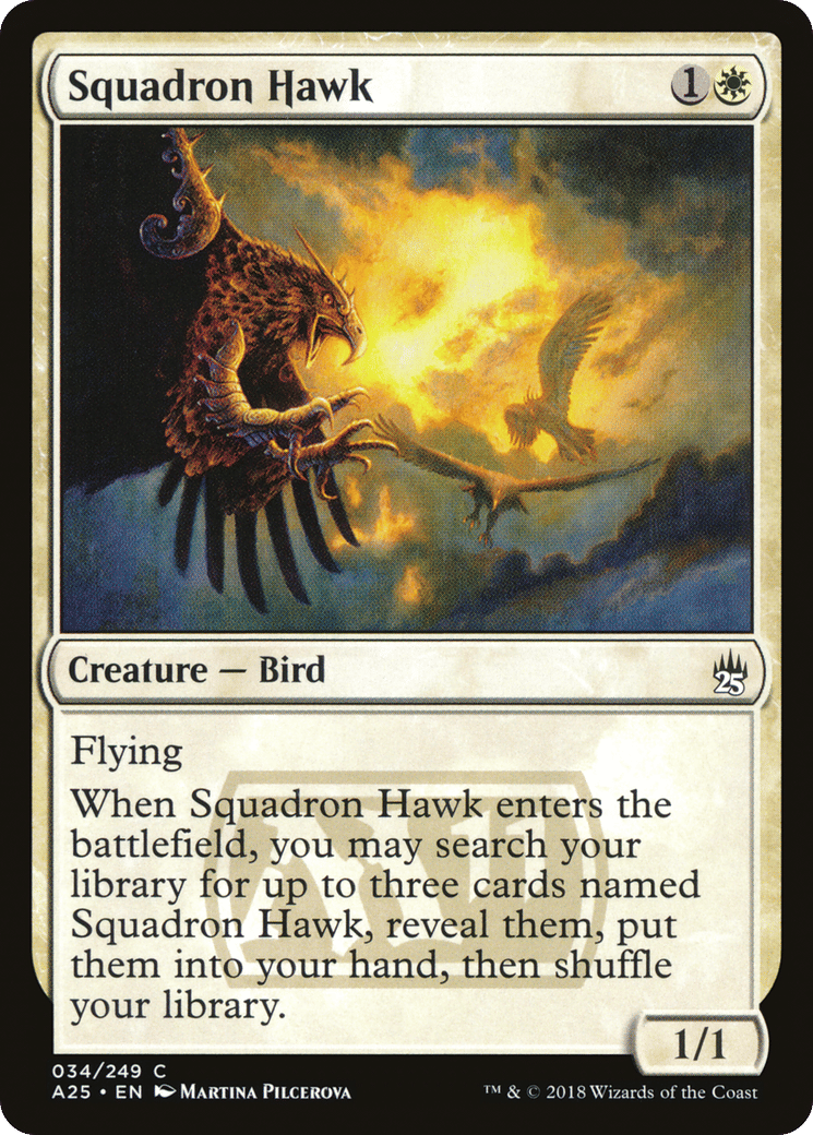 Squadron Hawk — Masters 25 — Magic: The Gathering