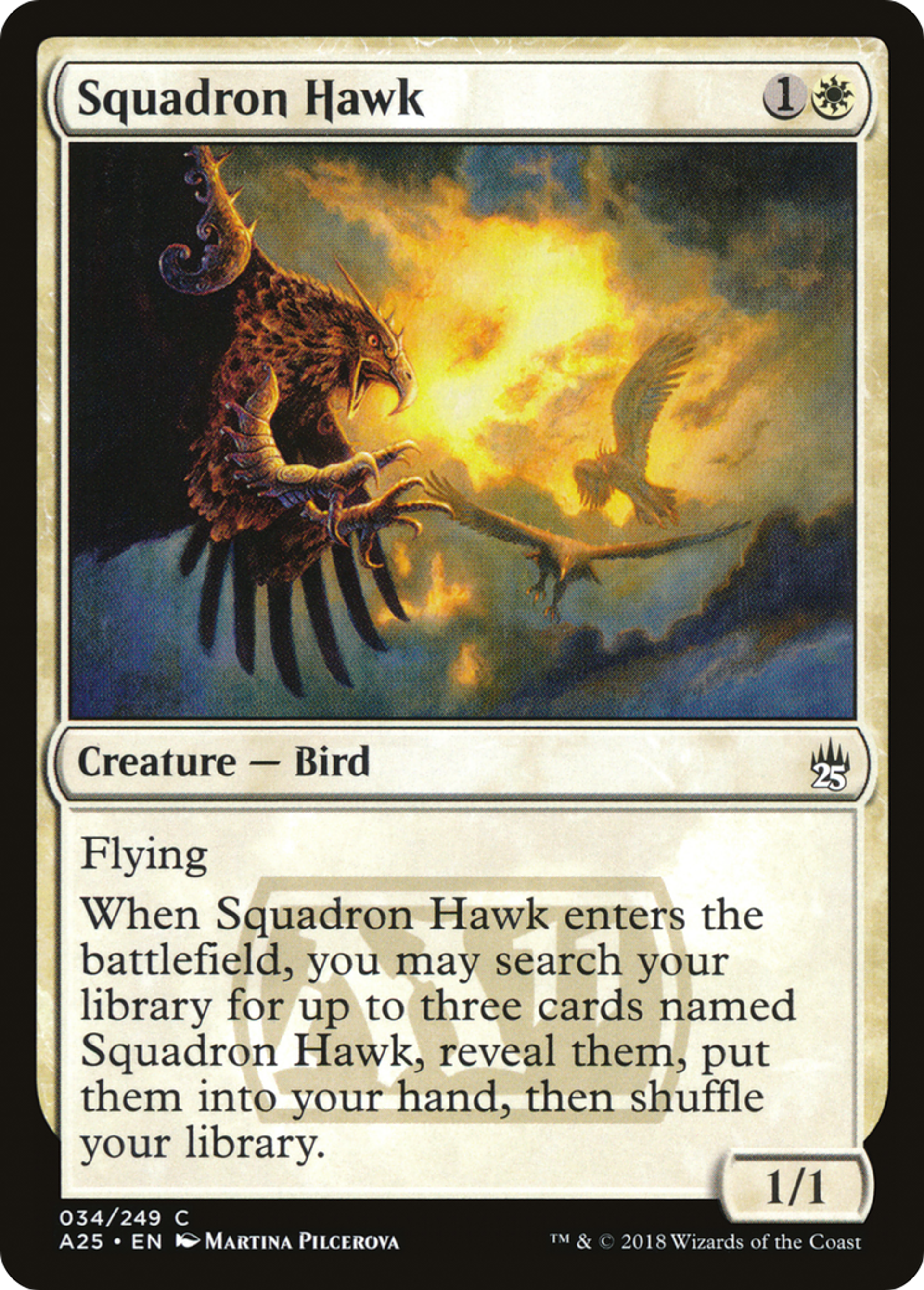 Squadron Hawk — Masters 25 — Magic: The Gathering