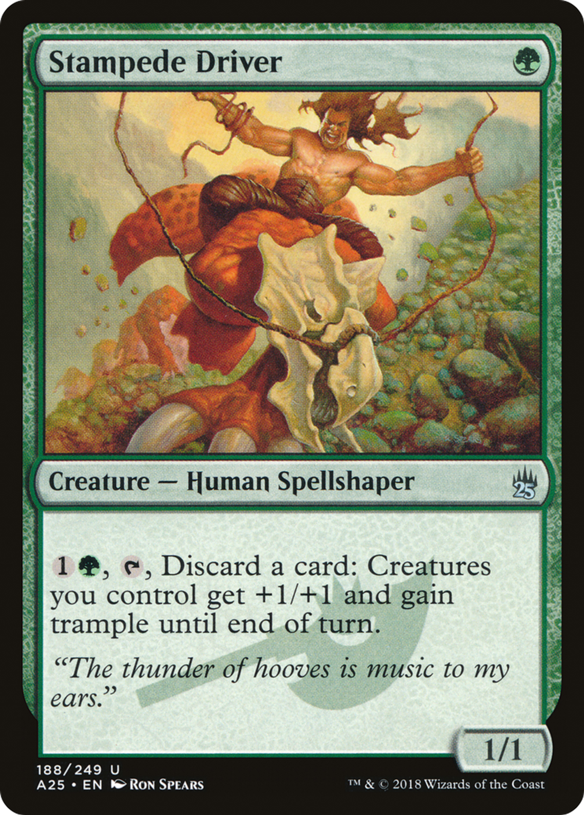 Stampede Driver — Masters 25 — Magic: The Gathering