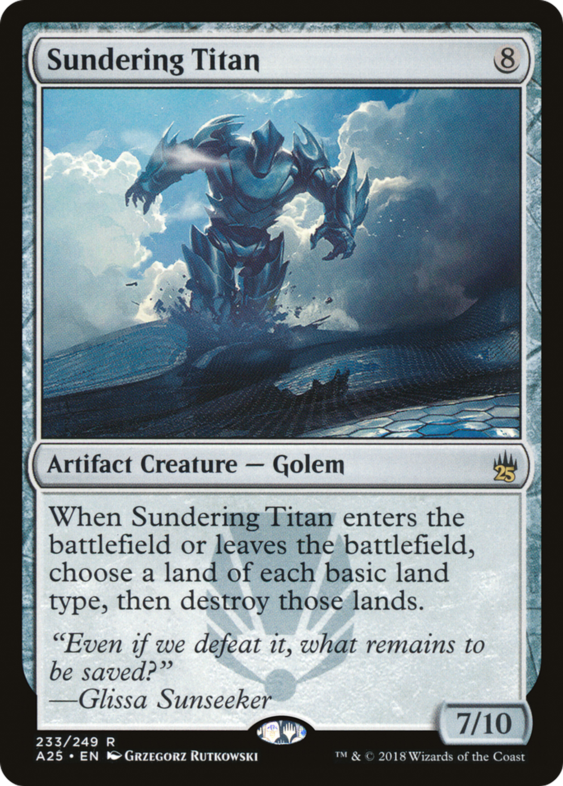 Sundering Titan — Masters 25 — Magic: The Gathering
