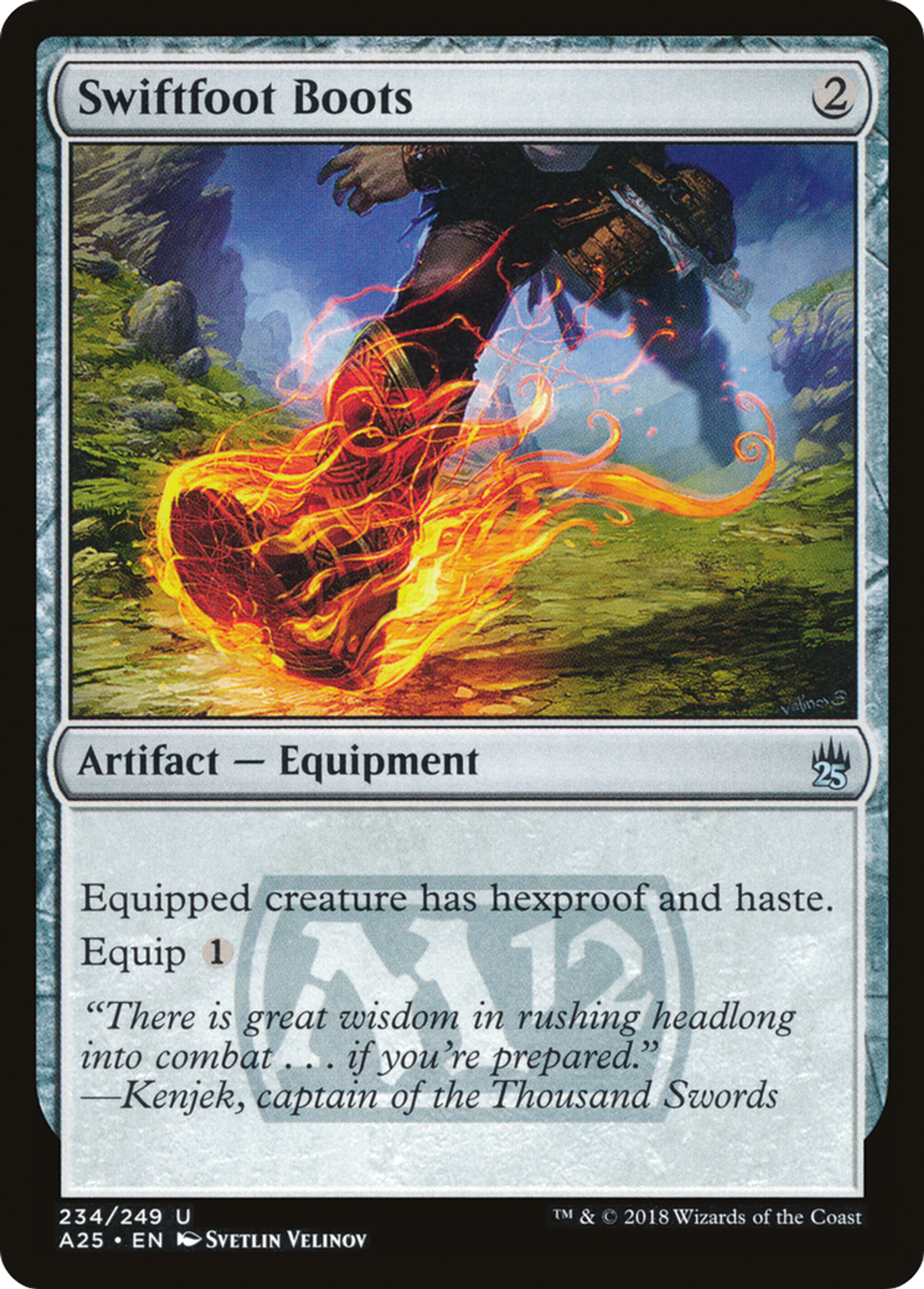 Bottes de piedagile — Masters 25 — Magic: The Gathering