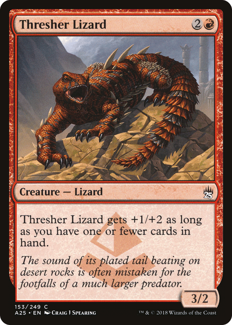 Thresher Lizard — Masters 25 — Magic: The Gathering